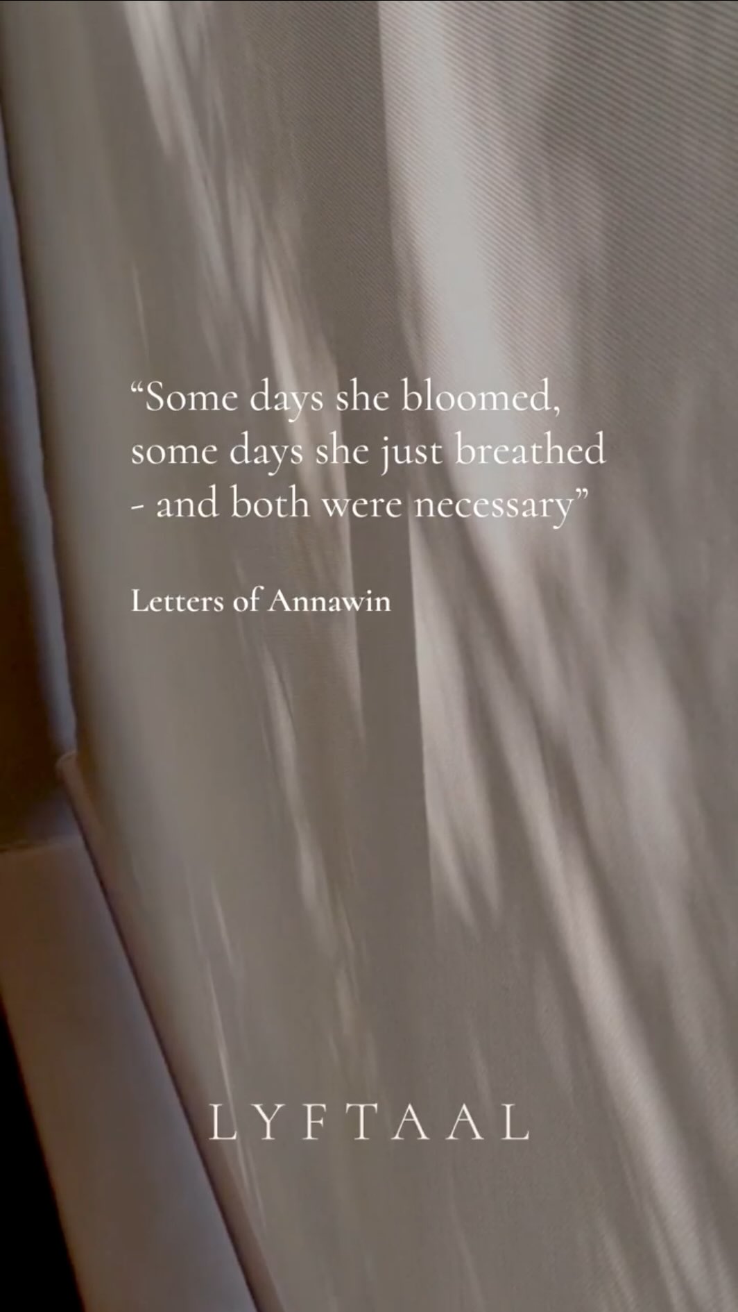 As we step into the last quarter of the year, may this be your reminder: you don’t have to race to the finish line. Some days will be for blossoming; others will simply be for being. Both carry their own kind of beauty ✨
At Lyftaal, we’re embracing the noise and savouring the quiet. What intention will you carry with you into the months ahead?
Save this for the week you need it most 💛