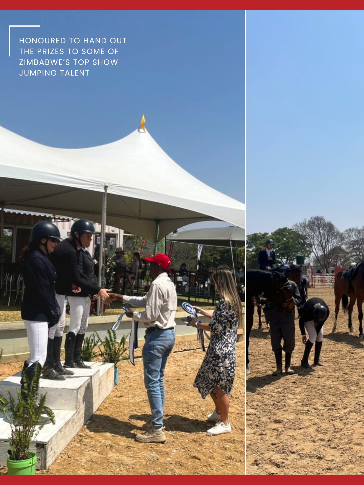 We had a blast at the Zimbabwe Show Jumping Championships. Thank you @zim_equestrian_fed for organising - a really great event to support!
#showjumping #zimbabweequestrian #equineproducts #equestriantalent #healthyhorses #zimbabwe #wearelivestock
