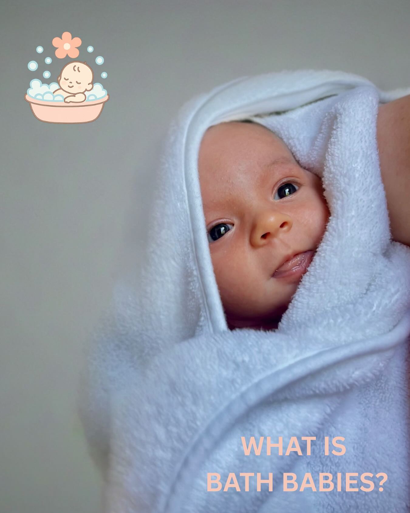 🫧 What is Bath Babies? 🫧
Our new classes combine the sensory magic & joy of water. Nurturing touch and mindfulness, to aid calm, connection & promote wellbeing for both you and your baby 🌸
Each baby has their own individual bath, where we use a variety of gentle moves, holds & water sprinkles. Finishing the class with a short baby massage & lots of cuddles 🥰
This creates positive early water experiences, confidence and comfort. The perfect first step before baby swim classes ✨
Not only will this class benefit your baby, but it will give you the chance to bond, learn new techniques to use at home, relax & connect with other new parents 🤍