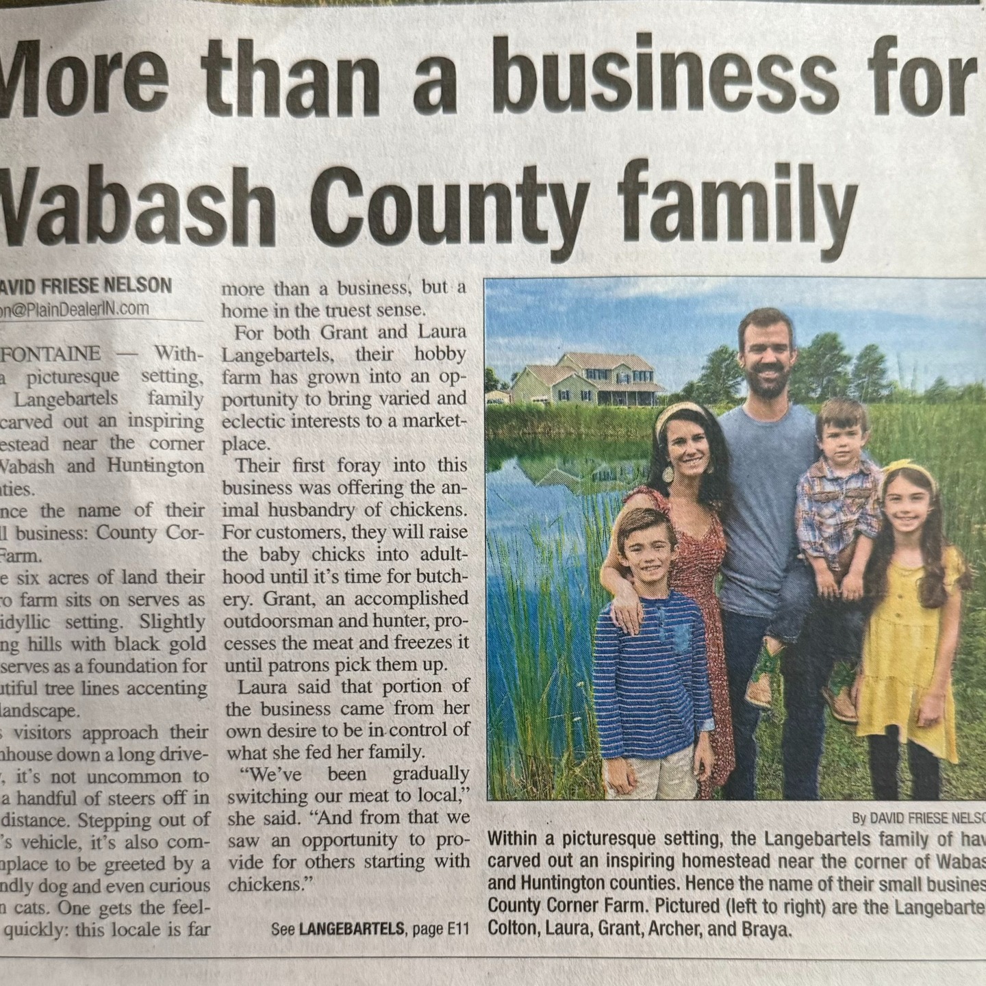 We're honored to be featured in the "Working the Land" publication, which is featured in newspapers across the state. 🐔🐮📰
The opportunities this little farm of ours has opened continue to be a fun and unexpected journey! ❤️💛