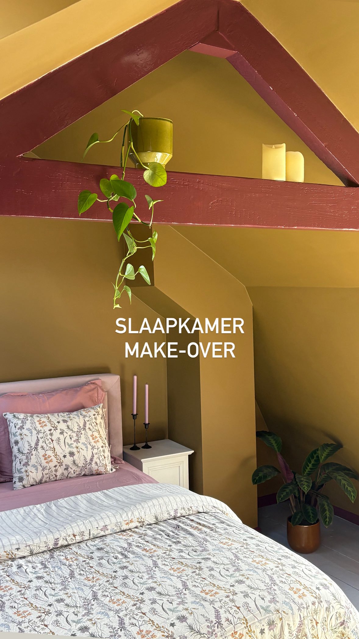 Volgens mij is hij verrast😏
#slaapkamermakeover