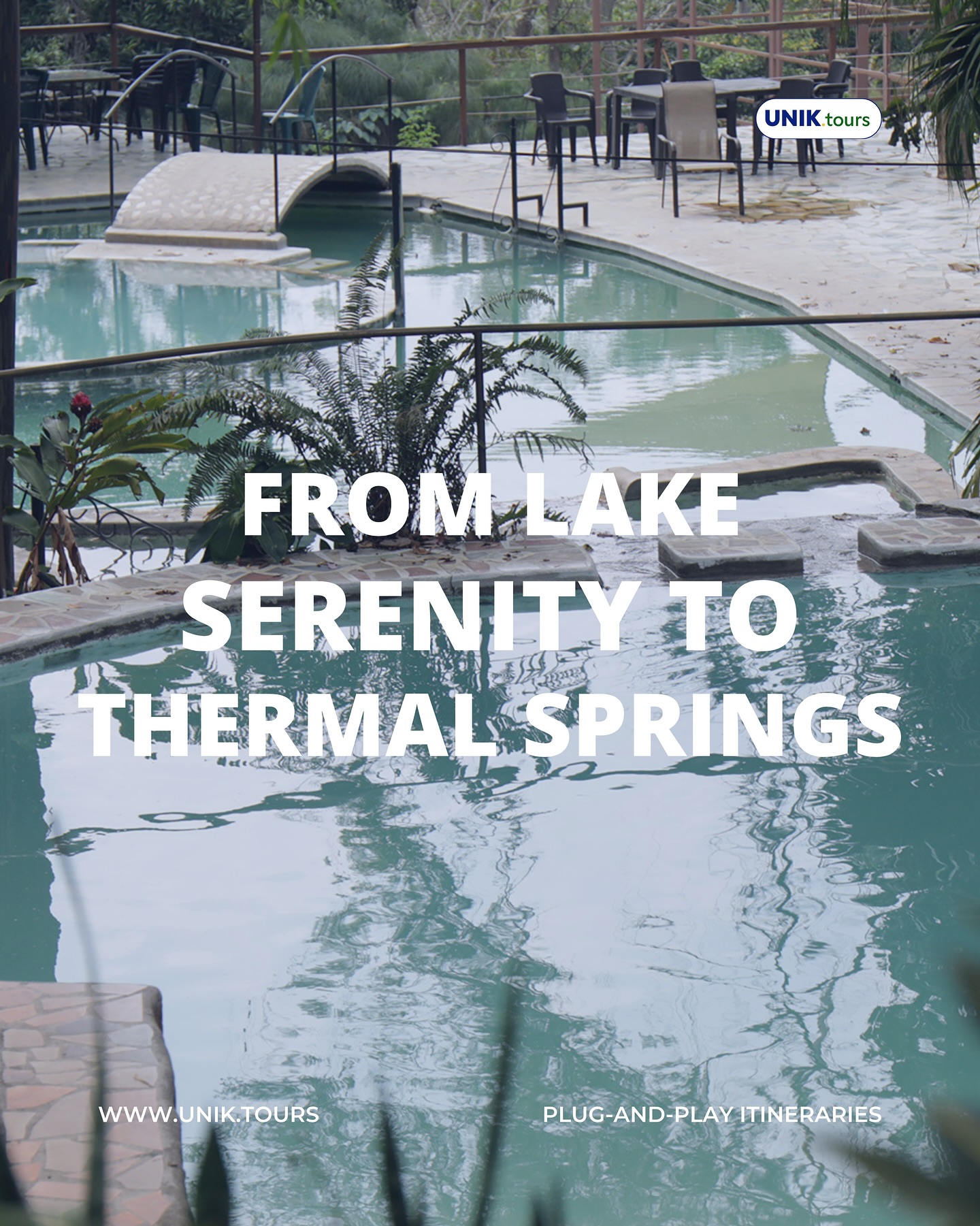 From Lake Serenity to Hot Springs 💧
🏞️ A peaceful ending by Coatepeque Lake - calm waters, tranquil views.
💦 Afternoon at Santa Teresa hot springs - mineral-rich pools designed for pure relaxation.
🌄 Evening in Ataco - the perfect balance of culture and comfort.
✔️ Crafted itineraries that combine nature, wellness, and smooth logistics for groups.
📩 Contact us for the full 8-day El Salvador program: unik.tours/en/tours/vagues-volcans
-
-
-
Du lac apaisant aux sources chaudes 💧
🏞️ Fin de journée paisible au lac Coatepeque - eaux calmes, vues sereines.
💦 Après-midi aux thermes de Santa Teresa - bassins minéraux pour une détente totale.
🌄 Soirée à Ataco - l’équilibre parfait entre culture et confort.
✔️ Des itinéraires conçus pour allier nature, bien-être et logistique fluide pour les groupes.
📩 Contactez-nous pour le programme complet de 8 jours au Salvador : unik.tours/fr/tours/vagues-volcans
#ElSalvadorItinerary #DMCSolutions #CentralAmericaTravel #GroupTravelDesign #TourOperators #ElSalvadorTravel #ItinéraireSalvador #SolutionsDMC #VoyageAmériqueCentrale #GroupTravelDesign #TourOpérateurs #VoyageSalvador