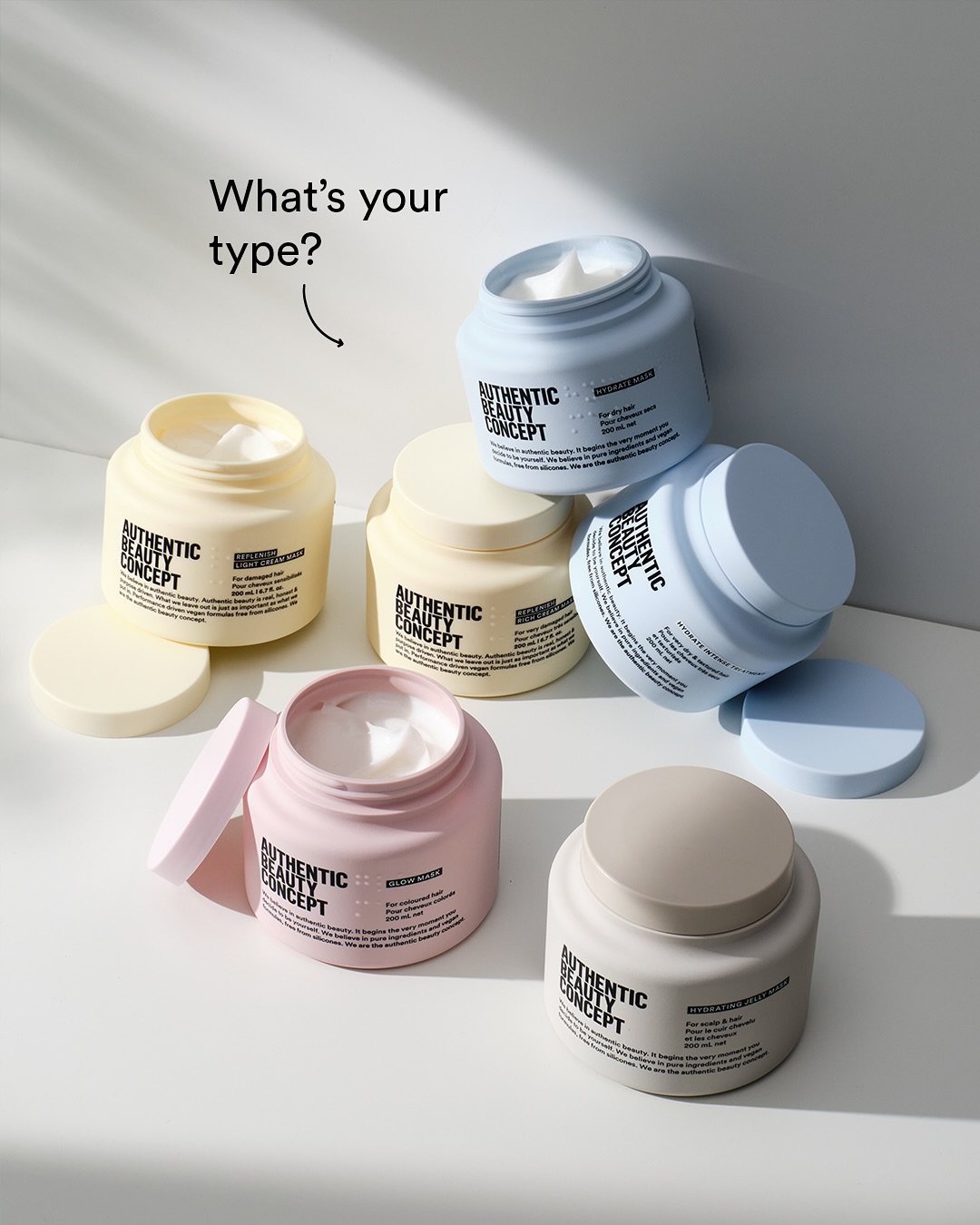 Our Authentic Beauty Concept customisable hair masks are designed just for YOU.
🌿 Choose your base, add your booster, and create a mask that fits your hair’s unique needs—whether it’s shine, moisture, volume, or strength.
Available now at Create Salon