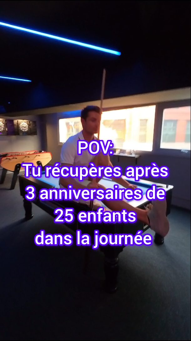 Une salle de jeux ça peut être éprouvant ! 😆
Surtout après 12heures d'affilés et une cinquantaine d'enfants 🎉
#salledejeux
#salledejeuxnice
#nsportsngames
#anniversaireenfant
#anniversaire
#meditation