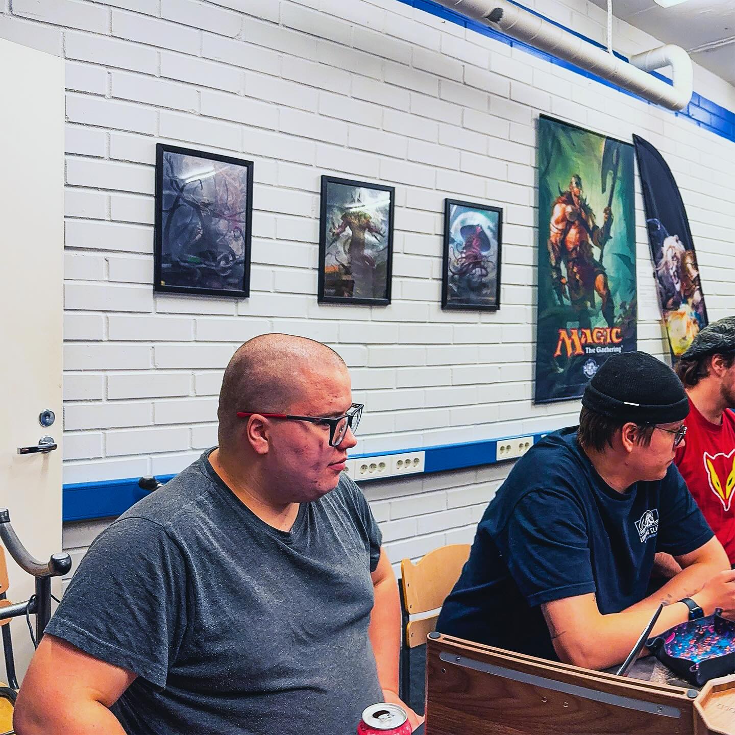 Phandelver and Below continued once again!
After surviving the battle against the cultist and his “pet,” the party decided to press on. This time, new adventurers also joined them—certainly a welcome addition, as extra hands and blades were badly needed against the horrors of the Far Realm.
Next, the group faced teleporting spiders and undead duergar with crystalline heads, but they prevailed in combat. The brain-like tunnels then led them into an alcove inhabited by a servitor creature of a long-dead wizard. The being was feverishly trying to solve the riddle of its master’s abandoned book. The puzzle remained unsolved, and the servitor vanished, banishing itself to the other side of the Far Realm.
Those who had stayed outside the alcove were met with a nasty surprise: four pyramid-shaped creatures and a massive cluster resembling a mass of frog spawn lunged at them, clearly hungry. The adventurers fought bravely and cleverly, and avoided becoming the creatures’ next meal.
Although exhaustion was beginning to weigh on their steps, the party pressed forward. The next chamber revealed a horrific sight: exploded body parts and torn flesh strewn across slimy, organic cavern walls. Yet the greatest horror waited behind a set of towering double doors.
There, the adventurers came face to face with a massive floating creature: a giant central eye, ten eyestalks staring at the intruders in its lair. Its mouth was filled with sharp teeth, its hide plated with armor-like metal. From its ghastly maw came a bubbling, guttural sound that formed the words:
“Who… are you?”
#dnd #dnd5e #dungeonsanddragons #dungeonsanddragons5e #dungeonsanddragons5thedition #phandelverandbelowtheshatteredobelisk #adventurersleague #phandalin #farrealm #swordcoast #faerun #faerûn #dungeonmaster #gamemaster #dmlife #dungeonmasterlife #gmlife #gamemasterlife