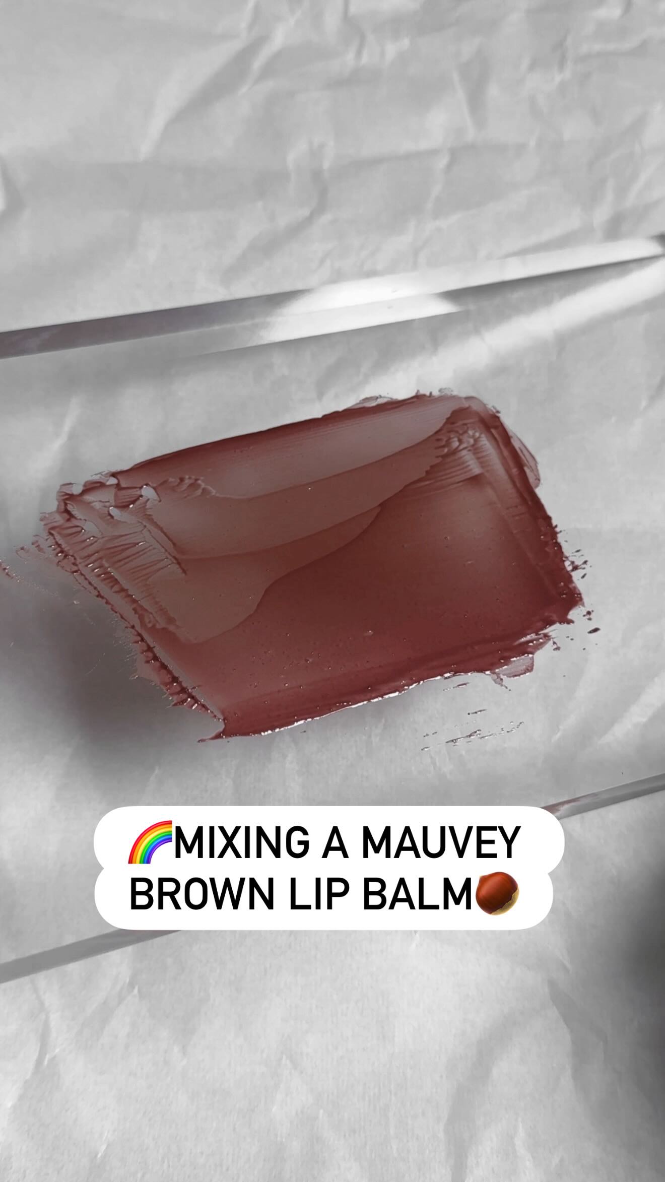 Been going down this Mac Alone Time lipstick rabbit hole and how everyone wants mauvey brown lip tones now.
Went to try and concoct my own with existing shades. Used Deep Dream (mauve), Cold Current (grape jelly), and Crash Cadence (neutral brown)
It was really pretty! Decided at the end as you can see that I wanted it a bit richer, so I tossed in a little extra brown and I looooved the way it came out.
A bit richer than Alone Time is, but it’s in that same moody and broody colour family and I dig it. Thoughts? 🌿🌿🌿
#lipbalm #tintedlipbalm #indiebeauty #indiemakeup