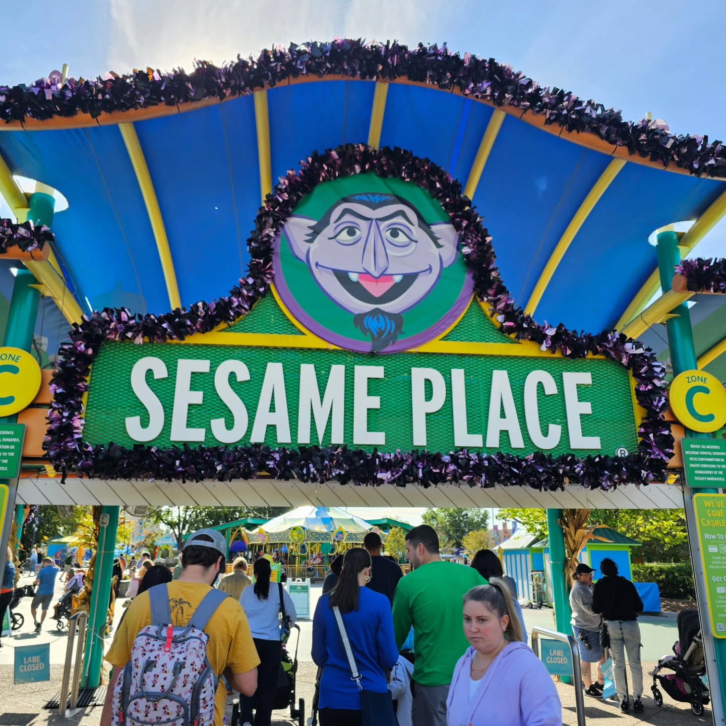 SOLO PARENTING WIN at Sesame Place! 🏆
An absolute marathon of a day with Rose, but we did it! We successfully navigated a full day using the park app to hit every key attraction: character photos, the parade, a Halloween show, trick or treat, all the best rides, and of course, a required stop for face painting! 🌈 🐅
Too excited for a proper lunch, so we turned the car into a mobile dining room on the way home. (Moms know the drill! 🥪)
But mixed feelings on turning the carseat forward. Definitely helpful when you're driving solo, but rear face for as long as you can! 🌹
💖 Feeling totally exhausted but completely full. Currently lounging on the couch.
#soloparenting #ftw #SesamePlace #momlife #parentingwin #daytrip #themepark #elmo #countvoncount #halloweenspooktacular #trickortreat #pumpkinjammies