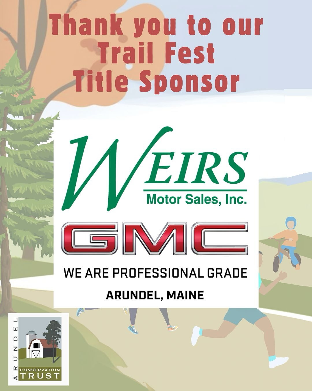 Thank you so much to all of our Trail Fest sponsors! ♥️
We couldn’t have done it without you!
#arundelmaine #mainelandtrust #maineconservation #kennebunkportmaine #kennebunkmaine