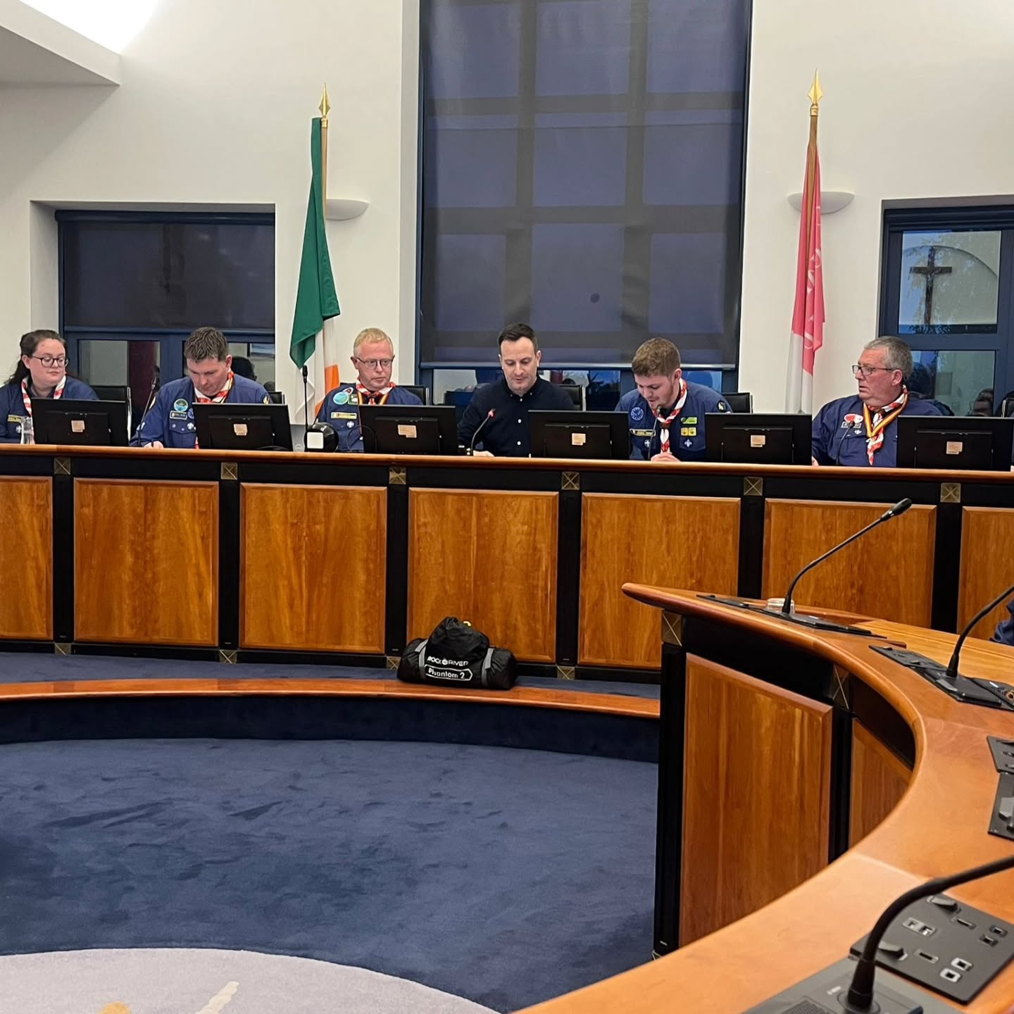We were represented at tonight's Louth Scout County AGM in the Councillors Chambers in Louth County Council buildings.
A bravo to our own Shane Lynch who did a fantastic job as chair of the meeting ๐ ๐
Congratulations to Ken Leonard on being re-elected as Louth Scout County Treasurer for another year. ๐
It was great to see many local councillors in attendance to hear about the great year had by Louth Scout County and own Group. A special mention of thanks to Councillor Pio Smith, who set the record straight on who is the best Scout Group in the county. ๐
#stoliversscoutgroup #droghedascouts #louthscoutcounty