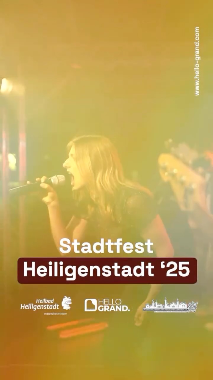 𝐒𝐭𝐚𝐝𝐭𝐟𝐞𝐬𝐭 𝟐𝟎𝟐𝟓 - 𝐮𝐧𝐝 𝐰𝐚𝐬 𝐟ü𝐫 𝐞𝐢𝐧 𝐅𝐄𝐒𝐓 😍
Wart ihr dabei? Stimmt unten ab ⤵️
Freunde, was war das bitte schönes an diesem Wochenende in @heilbadheiligenstadt.erleben ?! 😃
@hellograndband war am Samstag Abend live on Stage @Marktplatz und was sollen wir noch dazu sagen? Es war der Wahnsinn! Vielen Dank an alle, die so heftig mit uns gefeiert haben 🎈
#Hellogrand #band #hello #liveband #DJ #stadtfest #heiligenstadt #heilbadheiligenstadt #heilbadheiligenstadterleben #eichsfeldliebe #eichsfeldentdecken #eichsfeld_entdecken #eichsfeld