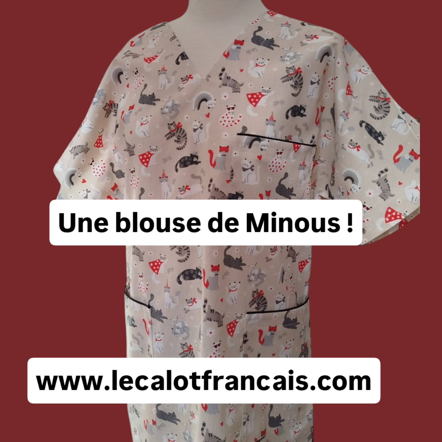 Et voici une jolie blouse Chats avec le détail ses poches mises en valeur !
Bientôt celle des chiens !
A retrouver sur le site :
www.lecalotfrancais.com
#veterinaire#asv#soigneur#pediatre#madeinfrance🇨🇵
