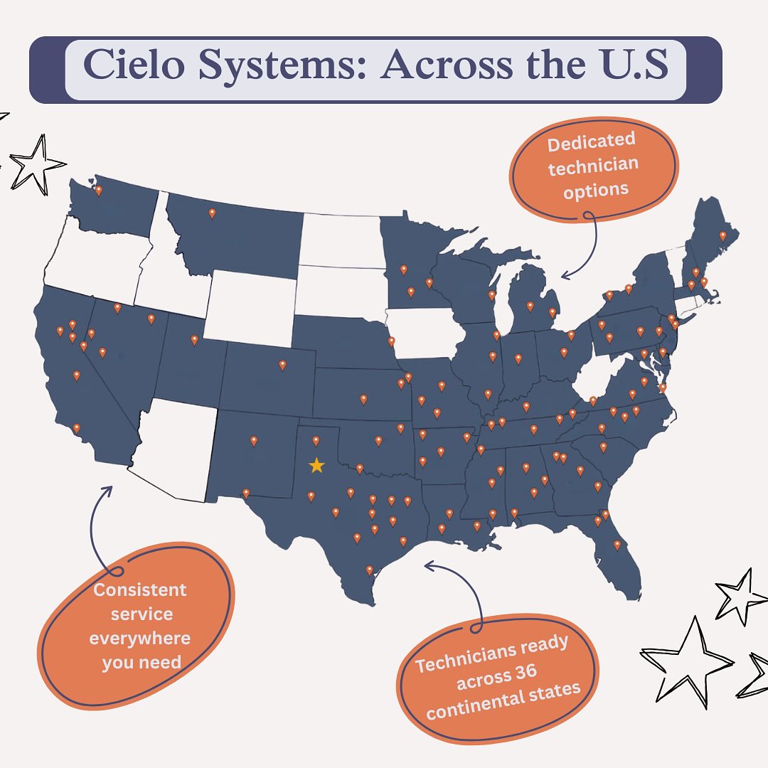 We have ready-to-go technicians in over 35 states across the country, with consistent service and dedicated technician options to exceed our customers expectations.
Check out our website to see our detailed technicians location page with the link in our bio!
