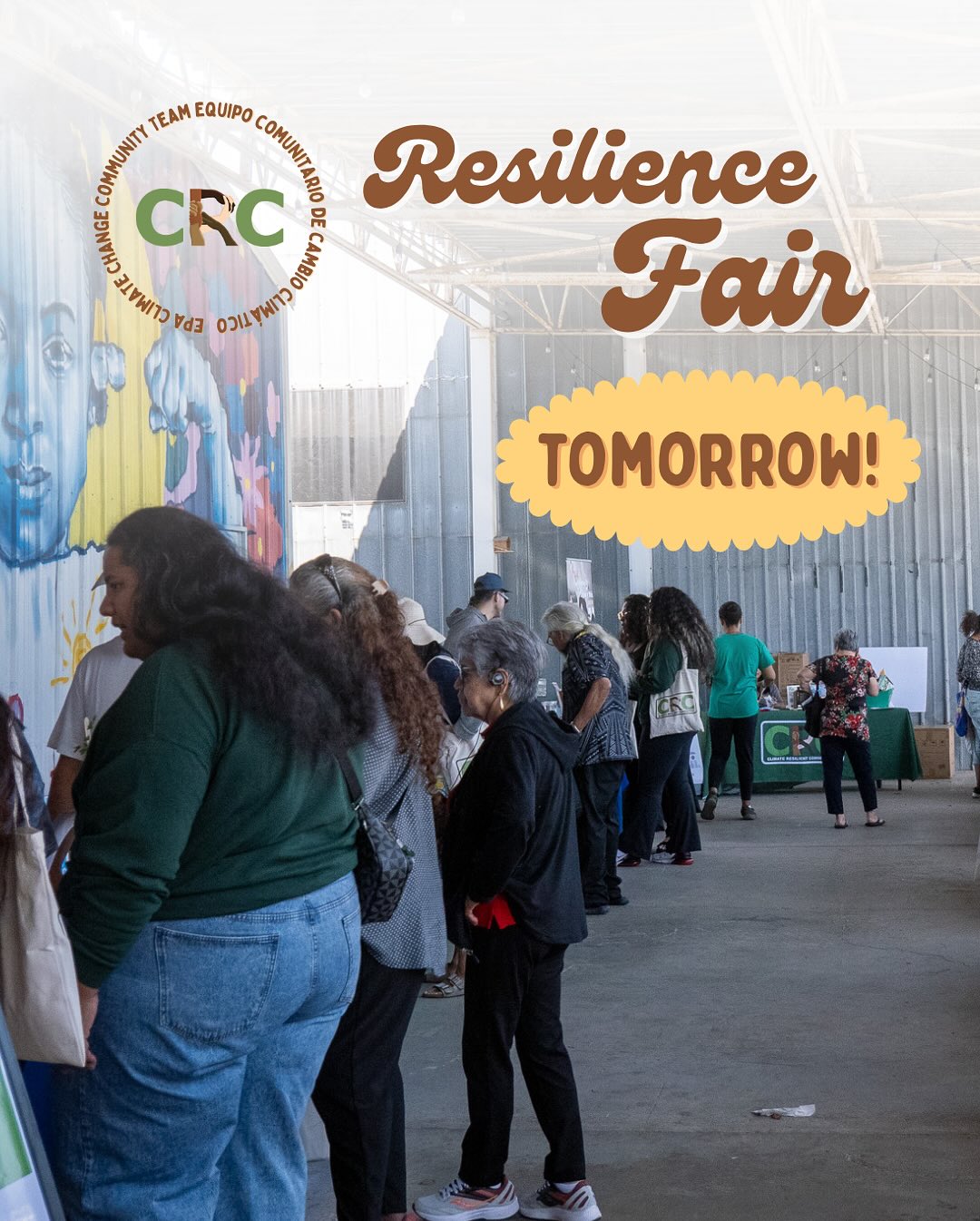 🎉 TOMORROW! 🎉
JOIN US FOR THE EAST PALO ALTO RESILIENCE FAIR AT BLOOMHOUSE FROM 11 AM - 5 PM
Workshops and resources for health and safety, food trucks, entertainment, and more!
City of EPA shuttles will be provided between University Circle and the fair all day! Pickup at 1950 University Ave.
RSVP NOW AT tinyurl.com/EPAResFair or at the link in our bio!
Thanks to our sponsors, @cityofepa, @freshapproachbayarea and @postlandtrust! See you there 🎊