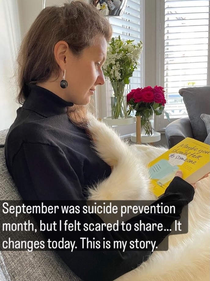 September was suicide prevention month, but I felt scared to share… It changes today. This is my story.
It’s the 11 of April 2021 and I’m sitting on the window ledge with my legs out.
A voice that seems to come from somewhere deep within my soul prononces the names of my loved ones on repeat.
I let myself fall back into the room. As my head hits the carpet, I begin to sob.
I’m ashamed. Why? Because I couldn’t follow through. I couldn’t do it. I am a failure. I failed, even at ending my life.
In the midst of self-hatred, a realisation comes. If I can’t end it all, then I need to change it all.
The question shifts from “why live?” to “how to change my life?”
This wasn’t an isolated incident. It was the culmination of thinking and fantasying about death and having s*cidal thoughts for years.
Every metro I saw. Every bridge I crossed. Every balcony I stood on. Could I do it? Would I do it? When should I do it?
For a long time, I didn’t tell anyone. I didn’t want to worry others, to be a burden.
But, as my mental health further declined, words would slip out and self-destructive behaviours increased.
If it weren’t for the stigma and shame I felt, perhaps I’d have spoken to someone sooner and gotten help.
If it weren’t for my inability to let myself fall into peaceful (and probably painful) oblivion, I would have missed out on so many incredible life events and memories.
Now, when the dark thoughts come, a little voice reminds me that I don’t want to follow through. It tells me that I’m overwhelmed, that I’m struggling, and that I’ll find a way through.
I look back now with both sadness and gratitude.
Life isn’t done with me yet and, if you’re reading this, life isn’t done with you either.
I’m still here. You’re still. We’re still here.
Stay. May this post be a sparkle on your darkest day.
#SuicideAwareness #LivedExperience #HopeInDarkness