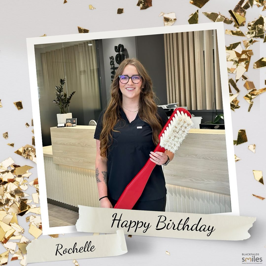 Happy Birthday to our dental assistant, Rochelle! ๐
Wishing you a day filled with joy!