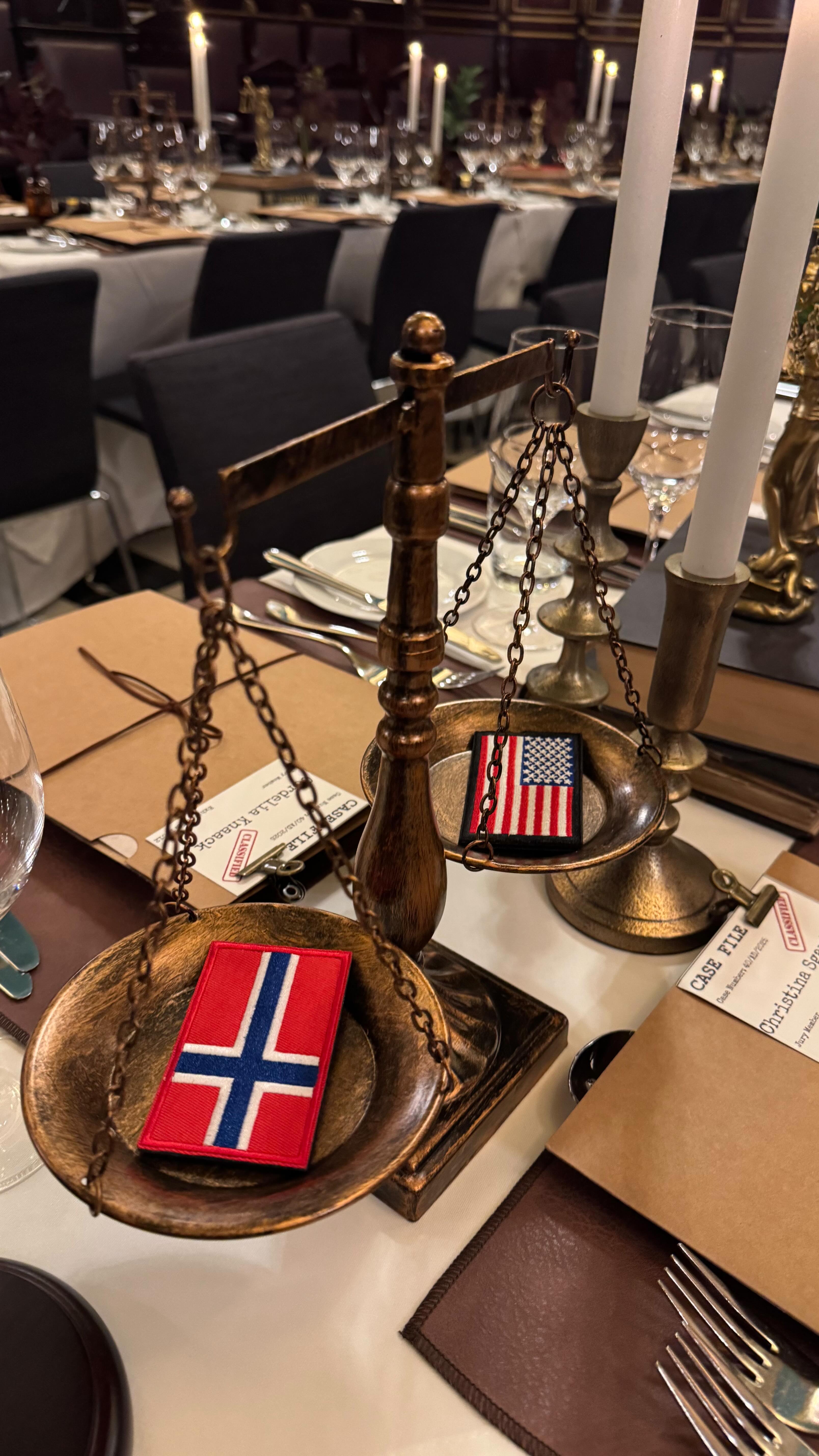 When your brief is a 40th birthday on trial for a lifetime of misdeeds, you don’t settle for just a beautiful table — you design an experience. ⚖️
For Alex’s celebration, we created personalised case files and jury paddles so every guest could step into the courtroom theme. This wasn’t just styling — it was about turning people into participants, and making sure the event was fun, interactive, and unforgettable.
At Cushte, we specialise in the small but powerful details that pull a theme together — the ones that transform an idea into a fully immersive experience and leave guests talking about it long after the night ends. Whether it’s a milestone birthday, a brand launch, or a private dinner, we design tablescapes that feel unique, intentional, and perfectly tailored.
✨ Ready to turn your event into a story worth telling? Let’s create something unforgettable together.
#tablescapeinspo #eventprofsuk #luxuryevents #eventdesign #birthdaystyling #eventpros #tablescapestyling #cushte #immersiveevents #eventcreatives #eventthemesthatwow
#privatediningtablescape #unique40thbirthdaythemes