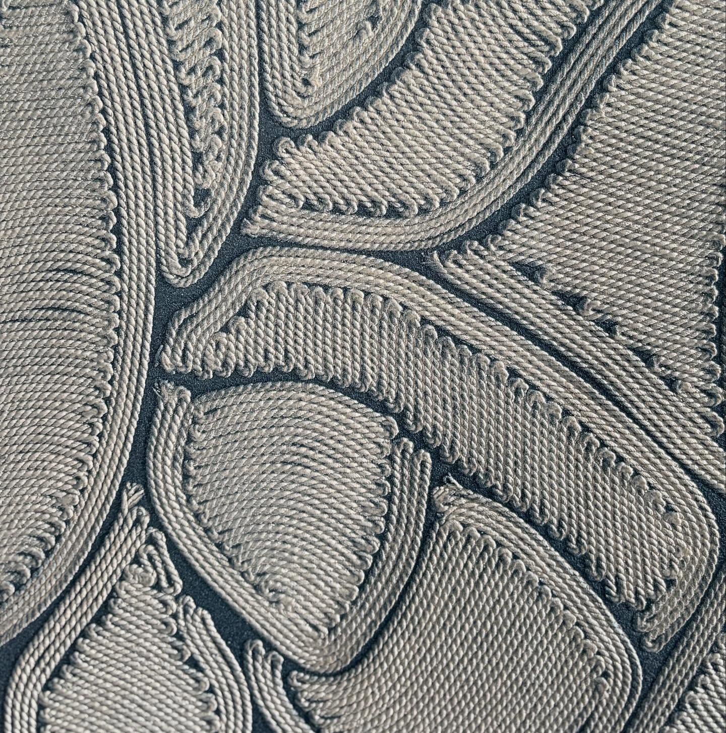 Detail from a beautiful bedroom wallpaper at my St John’s Wood Penthouse. #interiordesign #master bedroomdesign #wallpaper