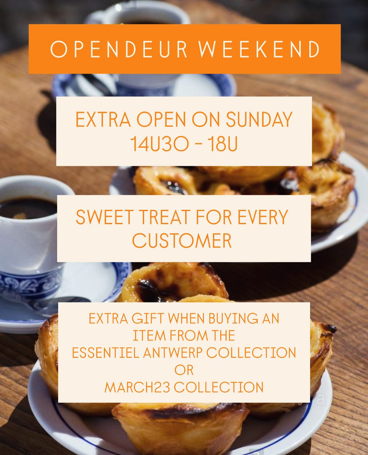 O P E N D E U R W E E K E N D π π
Dit weekend is het herfst opendeur:
- Extra open op zondag van 14u30-18u
- Een sweet treat voor elke klant
- Een extra cadeautje voor de Essentiel Antwerp en March23 klanten
TOT DIT WEEKEND ππΌπ₯°
#botthygeraardsbergen #botthymen #botthywomen