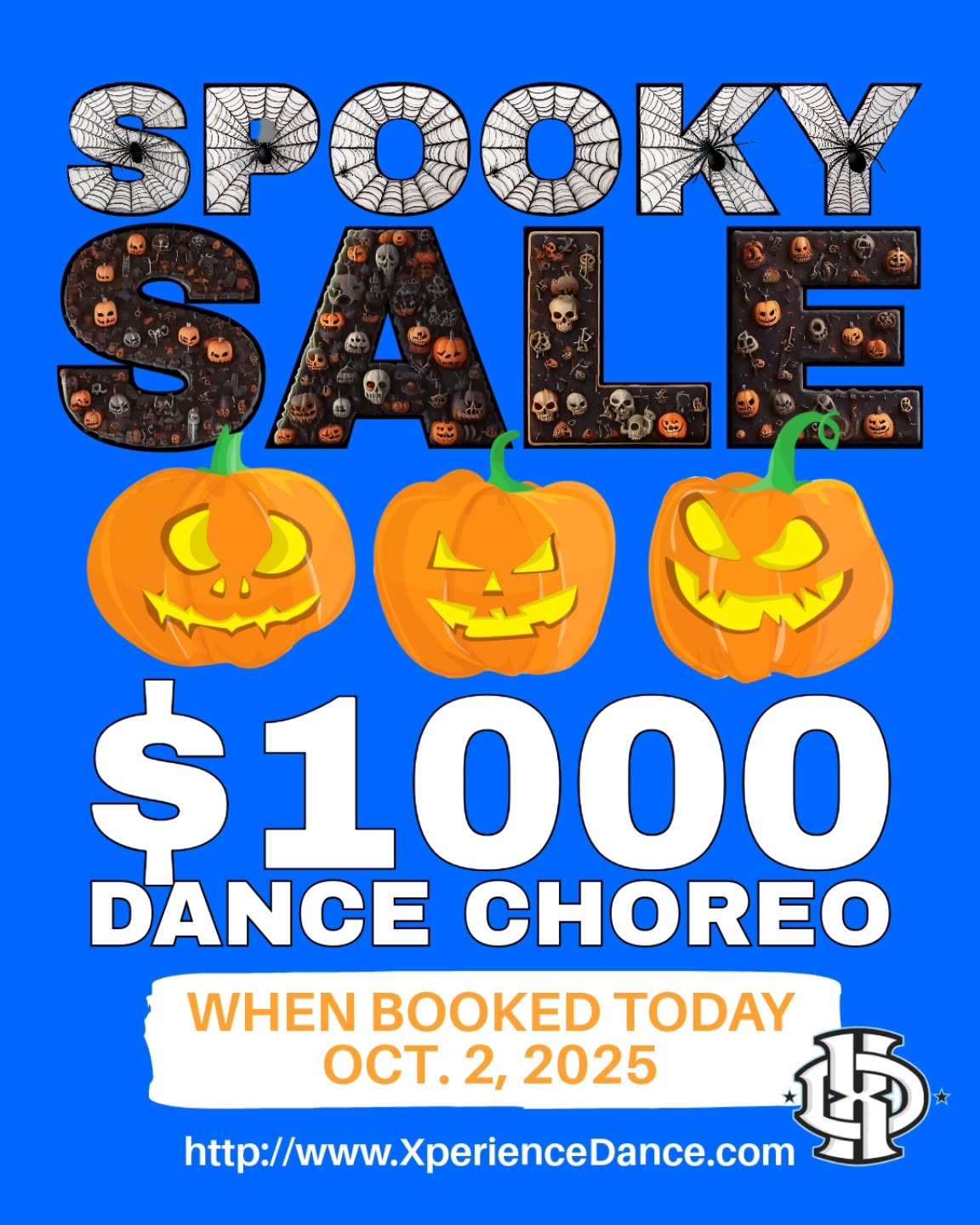 It's that time of year, and so today we are offering a one-day choreography #SpookySale for only $1000! Contact us today to book at this hauntingly low price!
#choreography #clinics #camps #choreo #danceteam #dancer #dancers #jazzchoreography #hiphopchoreography #pomchoreography #lyricalchoreography #contemporarychoreography