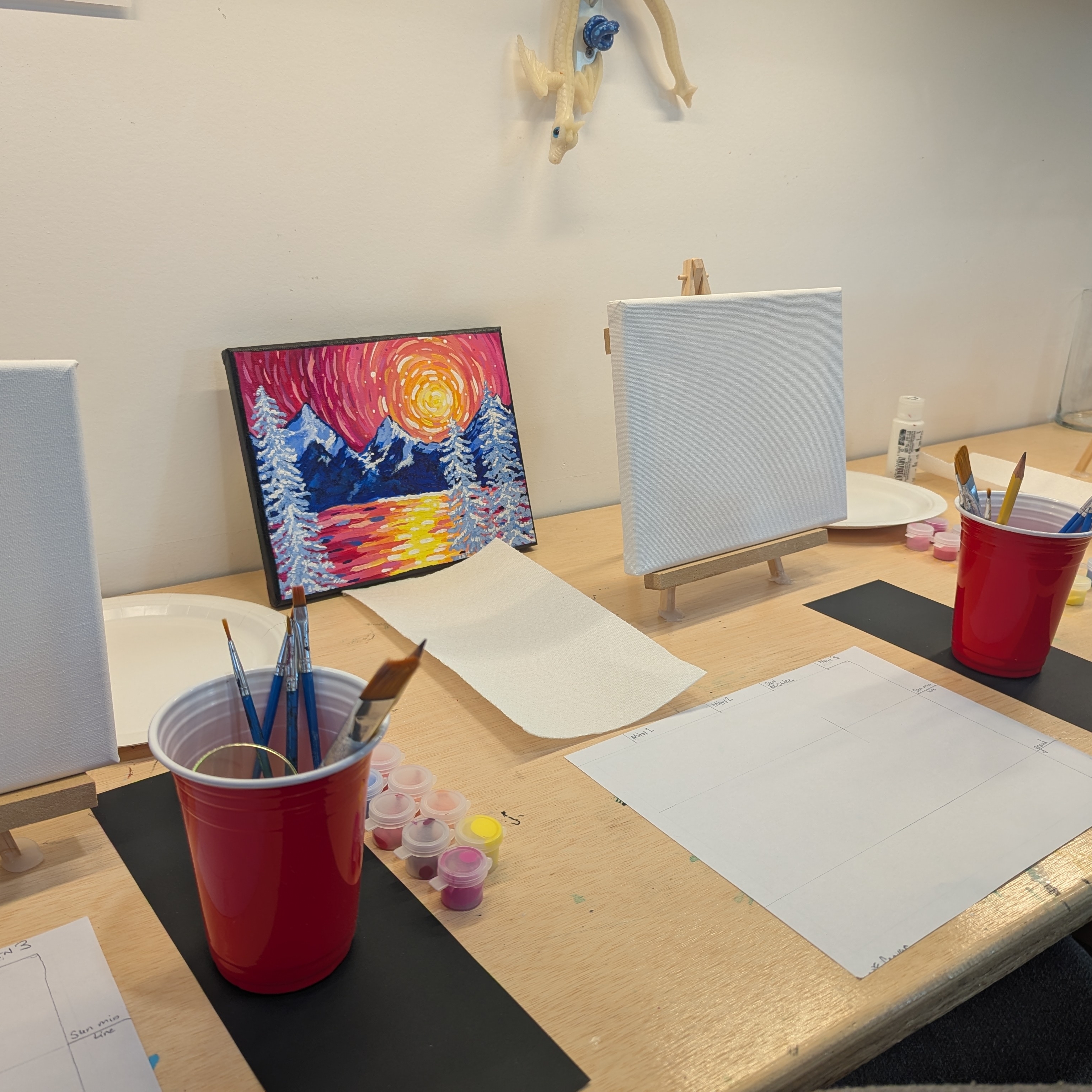 A blank canvas, a splash of color, and a little courage — that’s all it takes 💛
Each seat tells a story waiting to unfold.
Can’t wait to paint and connect with you! 🎨✨
#CreateConnectWithAmy #PaintCreateConnect #VirtualPaintParty #CreativeConnections #PaintAndSipFun #NoPressurePainting #ArtWithAmy #PaintNightIn #CreativeCommunity #ColoradoMakers #DenverCreativeScene #PaintPartyVibes #ConnectThroughCreativity #StepByStepArt #FunArtNotFineArt #MountainArt #ColoradoArt #LandscapePainting #RockyMountainArt