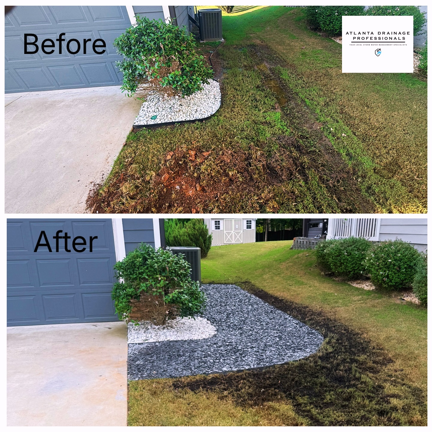 Oh yeah, that’s better.
#atlantalandscapers #atlantadrainageprofessionals #drainagecompaniesatlanta #bestdrainagecompany #homeimprovement #construction #build