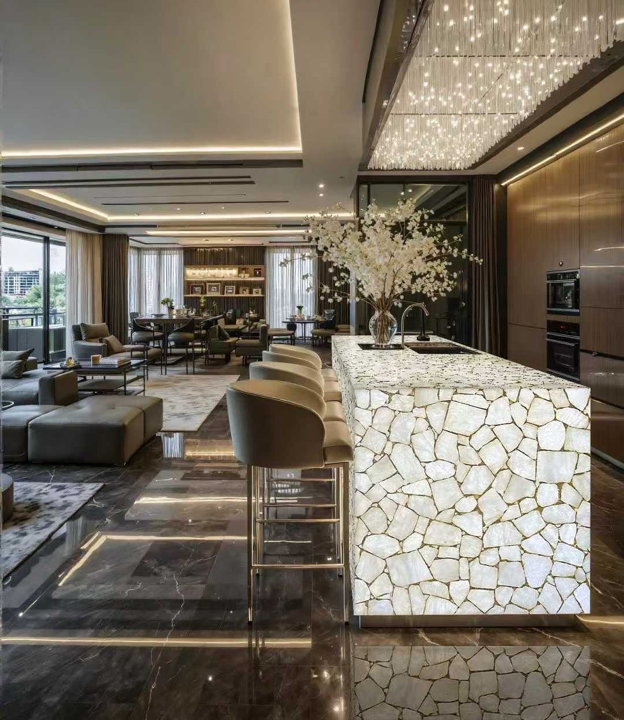 ✨ Duramica Glassonyx White Quartz Panels with gold foil – where elegance meets innovation. The glowing stone effect adds depth and warmth, perfect for walls, furniture accents, and custom design pieces.
🛋️ Ideal for luxury interiors & statement furniture.
🛒 Explore more at www,duramica.com
Glassonyx #Duramica #QuartzPanels #LuxuryDesign #InteriorInspo #GPGrant #DuramicaStone #DuramicaLightweightStone #naturalstone #lightweightstone #InteriorDesign #LuxuryDecor #HomeInspiration #naturalstonepanels #stoneveneer #stonecladding #stoneinterior #interiors #interior #design #interiordesign #moderninteriordesign #designdeinteriores #luxuryinteriors #stonefloor #interiorstyling #modernhomedecor #contemporaryinteriordesign #homedecor #stonefurniture