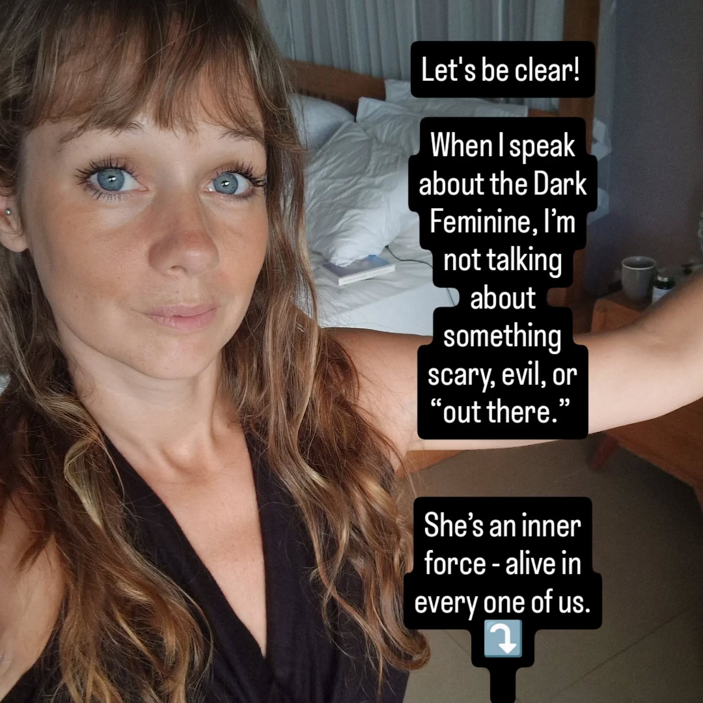 Let's be clear I am not talking about anything evil or scary, like history, religion, and patriarchal conditioning have made us believe. (Because some who reached out still hold that belief)
This is not about any energy outside of you.
This is about the power, spirit, and truth within you - the part of you that is sovereign, wild, free and whole.
The Dark Feminine is an inner expression everyone carries.
She shows up when life has gone stagnant, draining, or unhealthy.
She’s the ROAR that tells you it’s time to let go so something new can be born.
⚫ She transforms fear into courage.
⚫ She shakes us awake when we’ve been hiding.
⚫ She dismantles what’s false, so truth can rise.
I recently saw a vision of the Light and Dark Feminine fighting.
Spirit showed me the truth: they were never meant to fight.
They were meant to dance in harmony.
But when society pits them against each other, it creates an illusion of separation.. designed to control, limit, and suppress women’s power.
And let's remember and feel from within the truth 🌑✨
There is no light without dark.
The Light Feminine is birthed through the Dark, just as we are born from the sacred dark waters of the womb into the light of the world.
Of course, there are distorted/unintegrated expressions, the suppressed shadow side, (control, manipulation, domination, numbness).
But when healthy, the Dark Feminine is not destruction for destruction’s sake, she is destruction for transformation, for healing, for rebirth.
🌙 How to tap into your Dark Feminine:
✨ Listen: tune into your emotions, triggers & body wisdom
✨ Sense: trust what your body and instincts are telling you
✨ Intuit: let your inner knowing guide your action
When you embody this energy, you:
💎 Hold powerful boundaries without guilt
💎 Heal past wounds instead of repeating them
💎 Express your emotions in a healthy, embodied way
💎 Reclaim your sensuality, creativity, and gifts
💎 Lead with power, presence, and integrity
✨ If this speaks to you, DM or comment “CLEAR” and I will share the ways you can step into this powerful healing work.
Curious of your thoughts / feelings / experiences on this topic? 🌹