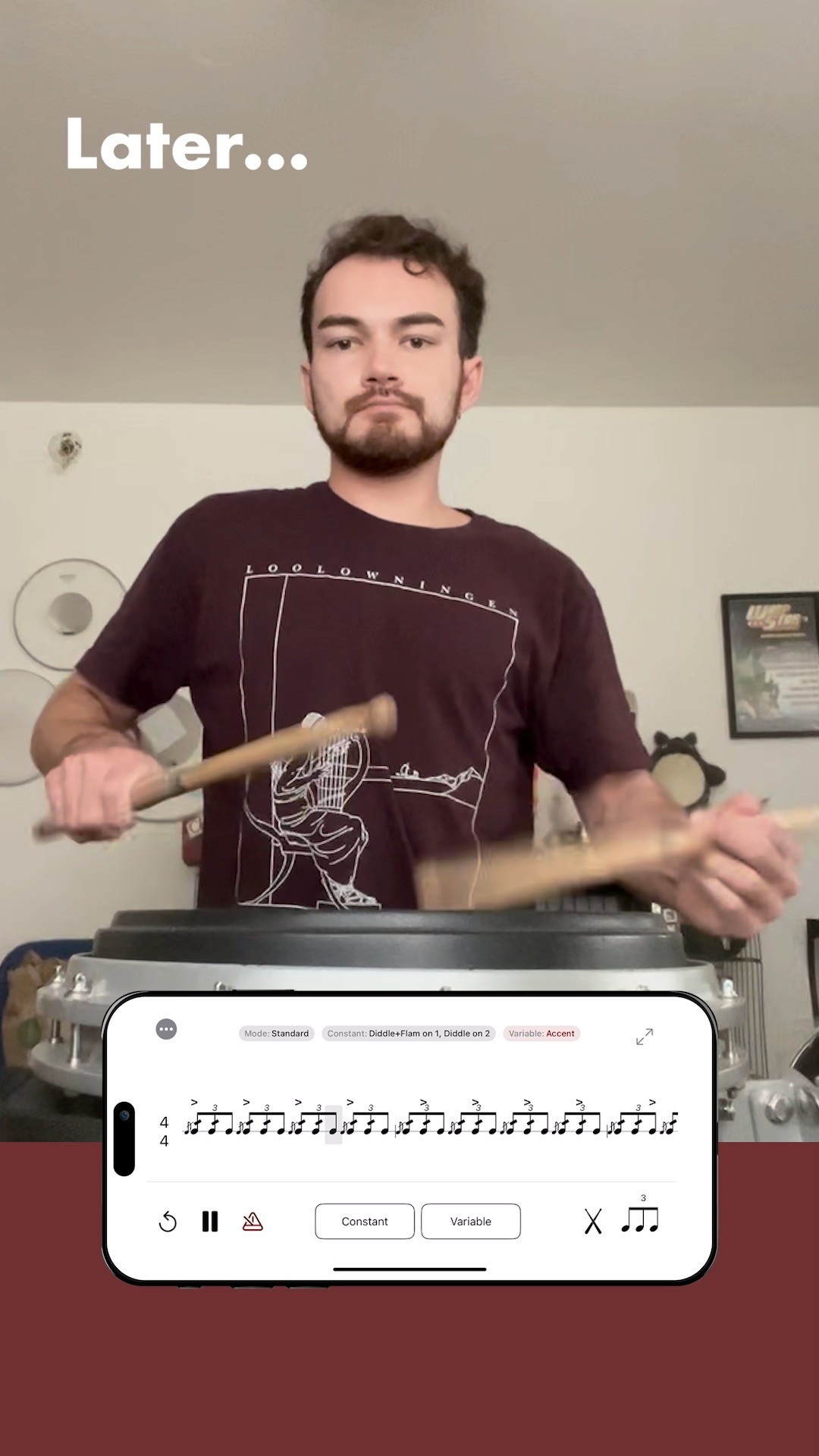 Brandon Olander 🤝 GridLab
Use constants to build a Flam Five grid, a classic 💪
The Percussion IQ App is the Practice Tool Built To Help You #drumsmart
DM us the word “Download” or visit the link in @percussioniq ‘s bio to get your hands on the free app.
#rccdrumline #rcc #bluedevils #percussioniqapp #iq #percussioniq #snare #quad #percussionist #wgi #dci #indoordrumline #drumline #drum #drumcorps #music #marchingarts #drummunity #marchingpercussion #marching #snaredrum #tenordrums #marchingsnare #bandsofamerica #percussioneducationschool