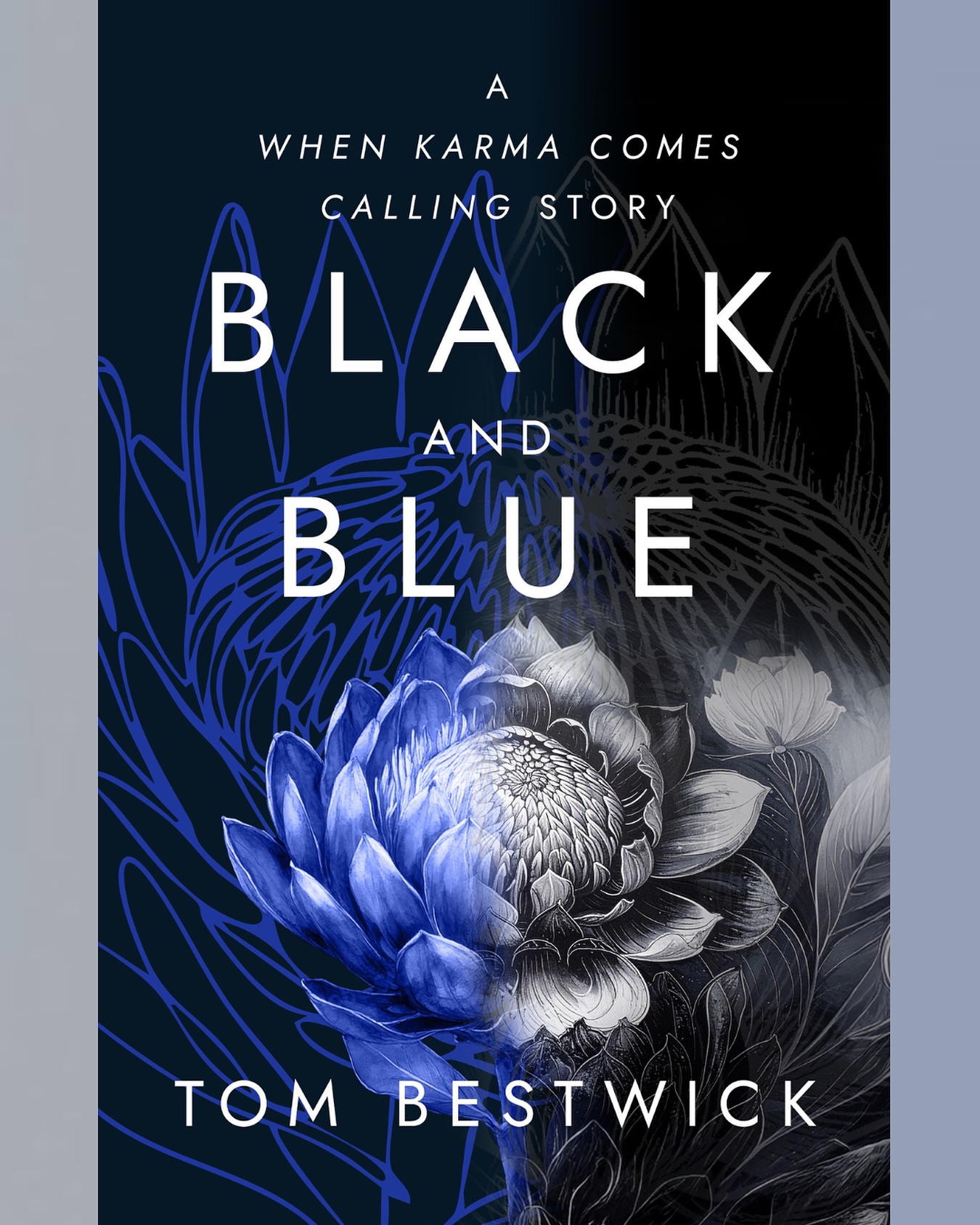 Here it is then…
The final cover for Black & Blue - my second novella in the When Karma Comes Calling collection - coming 19 November 2025.
#authorsofig #writerlife #authorlife #writerscorner #writerslife #writerssociety #writersonig #writersfollowwriters #authorcommunity #fictionwriter #bookcoverdesign
