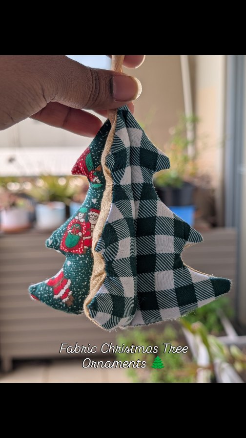 Another Christmas post 🙌🏾🌲 If you'd seen my stories a couple of days ago you would have seen these beauties in progress. Well, here it is all finished! How adorable are these?!?! It's a much smaller version of the larger Fabric Christmas Tree I posted earlier. It comes with a little bit of ribbon so it's ready to hang on your tree. And yes, they have been added to the Christmas orders list!
You can have one of these (or 10 of these!) to decorate your home or Christmas Tree 🎄And the best part is that you can use and re-use them every year. They also make excellent gifts. They're about 11.5 cm tall (5inches) and perfect to add to a stocking.
Pattern: Fabric Tree by @patternsforpirates scaled down
Fabric: @spotlightstores @thenestcommunity
Maker: @cecesquiltsandthings
Next I am contemplating making a version with little bells on the branch tips. Should I do it??
.
.
.
#cecesquiltsandthings #fabricchristmastreeornament #fabrictree #handmadeforsale #handmadedecor #sustainabledecor #handmadethischristmas #christmastree