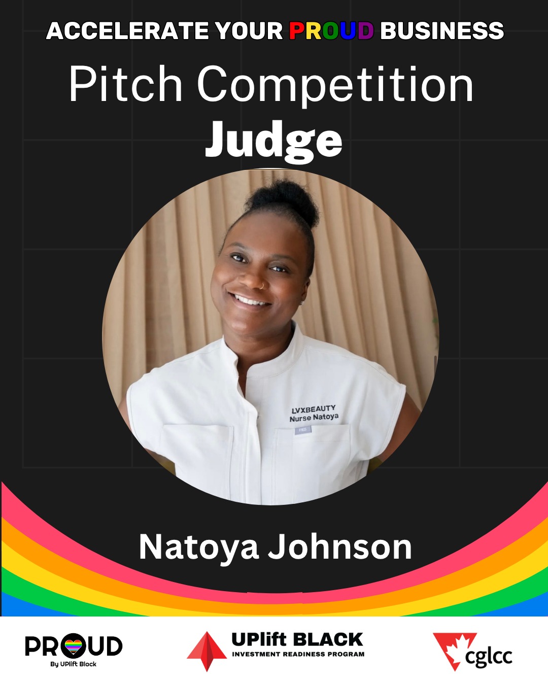✨ Meet the Judges ✨
We’re thrilled to introduce the incredible panel of judges for the Accelerate Your Proud Business Pitch Competition happening October 6th! 🌟 Our judges bring a wealth of experience, insight, and passion for entrepreneurship — and they can’t wait to hear the bold ideas from our talented cohort.
📣 Seats are still available! Join us for an inspiring evening and cheer on our entrepreneurs as they pitch their businesses. RSVP through the link in our bio.
🚀 Applications are also open for the next cohort — don’t miss your chance to be part of it! Deadline to apply is October 8th.
We couldn’t do this work without the funding support of @thecglcc 🙏🏾
Big UPs 👏🏾 to @smallbusinessbarrie and @gchbec for your ongoing support of UPlift Black’s Investment Readiness Programs.