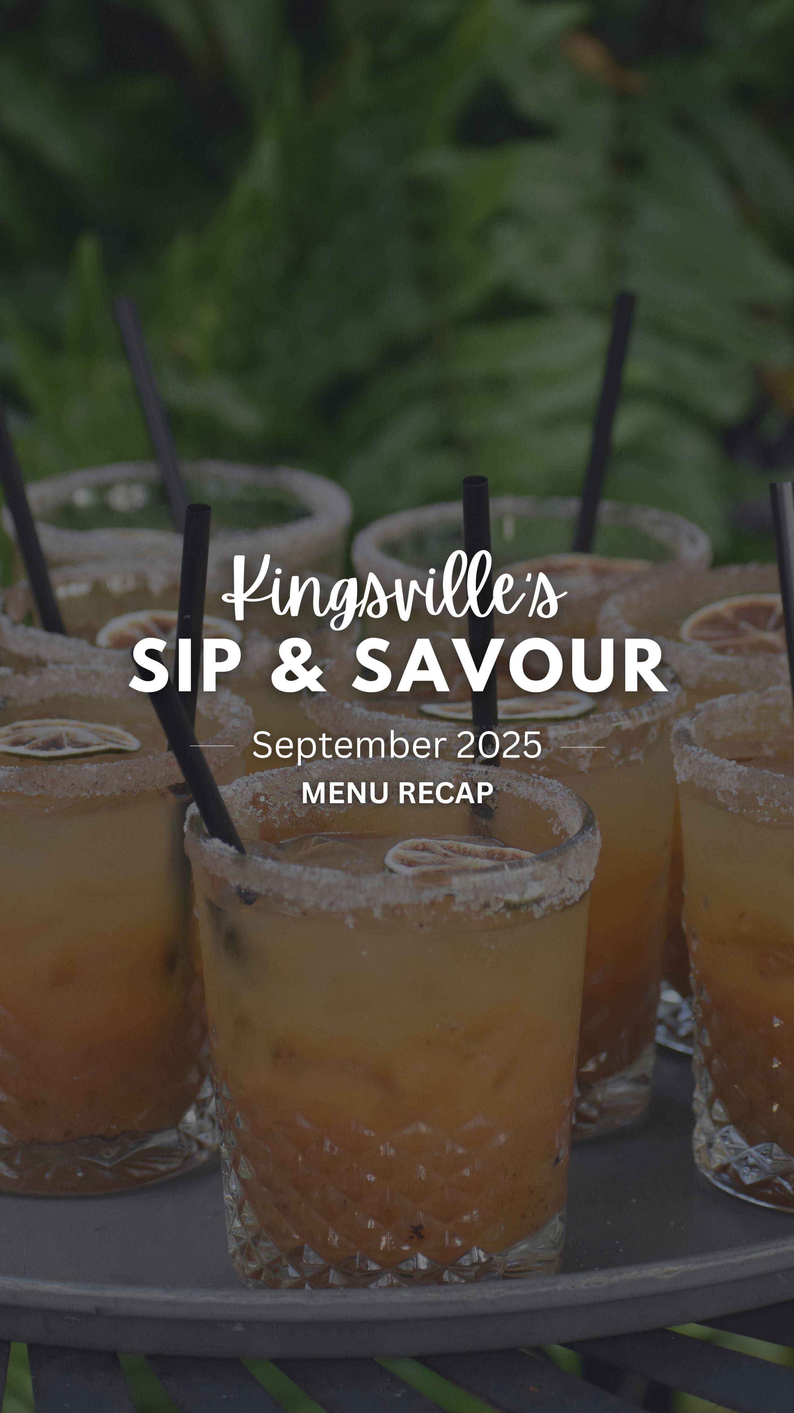 ๐๐๐ฌ๐ญ ๐ฐ๐๐๐คโ๐ฌ ๐๐ช๐ฑ & ๐๐ข๐ท๐ฐ๐ณ ๐ก๐๐ ๐ฎ๐ฌ ๐๐ก๐๐๐ซ๐ฌ-๐ข๐ง๐ , ๐ฌ๐ง๐๐๐ค๐ข๐ง๐ , ๐๐ง๐ ๐ฌ๐ญ๐ซ๐จ๐ฅ๐ฅ๐ข๐ง๐ ๐ญ๐ก๐ซ๐จ๐ฎ๐ ๐ก ๐๐จ๐ฐ๐ง๐ญ๐จ๐ฐ๐ง ๐๐ข๐ง๐ ๐ฌ๐ฏ๐ข๐ฅ๐ฅ๐.
One things for sure, the lineup did not disappointโฆ.
๐ฆ๐ง๐ข๐ฃ 1๏ธโฃ
๐บ @themaingrill : Spiked butter beer cocktail + Cajun mac & cheese topped with BBQ pulled pork.
๐ฆ๐ง๐ข๐ฃ 2๏ธโฃ
๐ธ@jacksgastropub : Pumpkin spice margarita + pumpkin & white cheddar risotto with crispy pancetta.
๐ฆ๐ง๐ข๐ฃ 3๏ธโฃ
๐น @bgbrewing : Maple sour cocktail + beef short rib slider with truffle aioli and crispy potato garnish.
๐ฆ๐ง๐ข๐ฃ 4๏ธโฃ
๐ท@wineologykingsville : Caramel apple spritz + butternut squash casserole.
A fall โSip & Savorโ is already in the works. Details are being finalized now, and as soon as we have them, weโll share everything here!
Itโs all happening in Kingsville @visitkingsvilleontario
#kingsvillefoodie #kingsvilleeats #mykingsville #kingsvillebia #kingsvilleontario #tourismkingsville