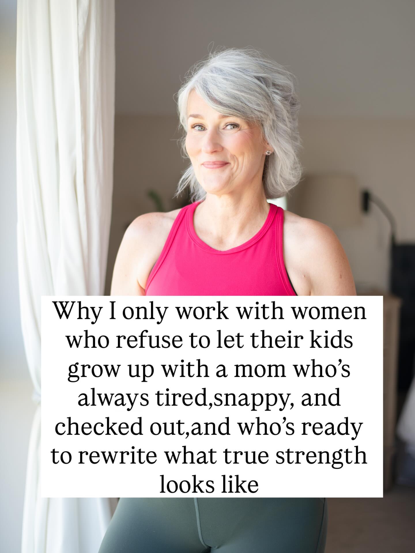 You can keep telling yourself it’s “just your age”
Or you can start building stronger legs,core hips and back muscles and be stronger now than you were in your 20s!
I don’t know about you? But I’m a much nicer and happier person to be around when I’m exercising regularly.
It doesn’t have to be perfect you just have to be consistent.
This post is inspired by all the incredible women who I’m privileged to teach inside my Pilates membership-The Strong life Collective every single day!
You can keep sitting on the sidelines watching us-While we get stronger,happier and hotter. Or you can join us!🔥🔥🔥
✨Get on the inside track by joining The Strong Life Collective-for women like you, who want to build more strength in your shoulders,core and hips so that you can get stronger as you get older.
While learning to trust your body again to train with more intensity,joy and confidence without worrying about injury.
Comment “READY ” and I’ll send you the link to get your first 7 days FREE⬇️
#womenover50 #midlifewoman #activeaging #proageing #menopausefitness #homeworkoutsforwomen #pilatesonline #pilatesondemand #matworkout
