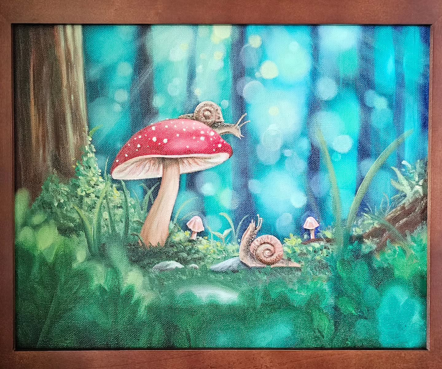 My third painting for the Awakening gallery show at @proudestponypec with @skys_creativestudio! Thank you @theradiatorcollective for organizing this for us! ✨️🍄
I have been working slowly on this piece for a long while now, and I thought this gallery was the perfect place to debut it 💖 The idea was born from a sketch I did during some warm up routines, and I fell in love my little Romeo and Juliet snails!! This is only the second oil painting I have done, so it was another good challenge for me 🖌
The show opens on October 5th at 6:30pm and will stay up for two weeks, so if you're in the Picton area and want to see our works in person, please check it out!!
#traditionalartist #traditionalart #painting #oilpainting #canadian #canadianartist #woman #femaleartist #fantasy #mushrooms #snails #forestfloor #cute #love #romeoandjuliet #awakening #gallery #galleryshow