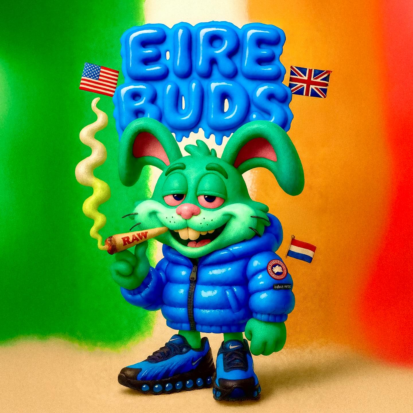 THE SMOKE BUNNY @eirebuds 🐰🐰