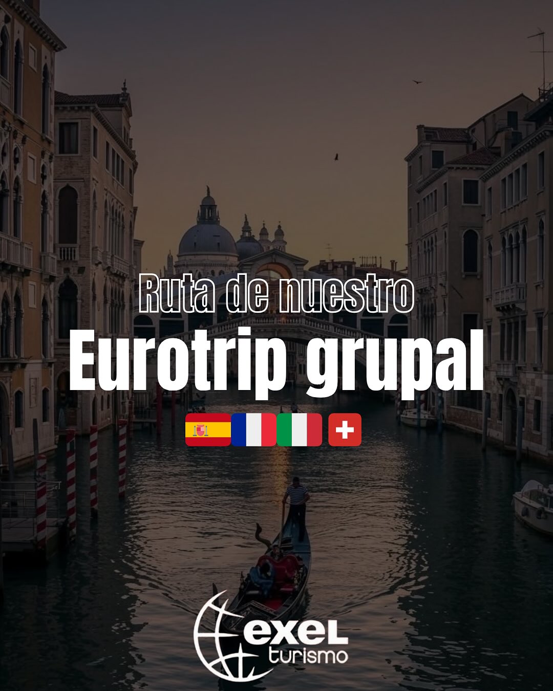 📍Gran recorrido grupal por Europa 🌍
✈️Salida confirmada: 25 de mayo 2026 desde Asunción.
💵 ¡Reservá tu lugar con solo 500 USD y comenzá a vivir el viaje de tus sueños! 🌍✨
🇪🇸 España
📍 Madrid: plazas icónicas como Cibeles, España y Neptuno, la Gran Vía, la calle Mayor y Las Ventas. Opcional: excursión a la mágica Toledo.
📍 Zaragoza: imponente Basílica del Pilar, barrio gótico y rincones llenos de tradición.
📍 Barcelona: la Sagrada Familia de Gaudí y la Catedral, una verdadera “Biblia de piedra”, entre muchas joyas arquitectónicas.
🇫🇷 Francia
📍 Costa Azul: la Riviera Francesa, destino de glamour y paisajes soñados, con opcionales a Montecarlo y Mónaco.
📍 París: la ciudad luz te espera con sus iluminaciones, el Arco del Triunfo, Campos Elíseos, Versalles y la Basílica del Sagrado Corazón. Opcionales: Montmartre, Barrio Latino y paseo en barco por el Sena.
🇮🇹 Italia
📍 Pisa: la Torre inclinada y la Plaza de los Milagros, cuna de Galileo.
📍 Roma: Piazza Navona, Fontana di Trevi, Museos Vaticanos, Capilla Sixtina y San Pedro. Opcionales: Nápoles, Capri y el Vesubio.
📍 Florencia: capital de la Toscana y cuna del Renacimiento, con basílicas que guardan las tumbas de grandes artistas.
📍 Venecia: góndolas, canales, palacios y calles mágicas.
📍 Milán: capital de la moda, llena de historia y modernidad.
🇨🇭 Suiza
📍 Zúrich: ciudad financiera y cultural que combina tradición y vanguardia.
Un viaje lleno de historia, arte, cultura y paisajes inolvidables.🌟