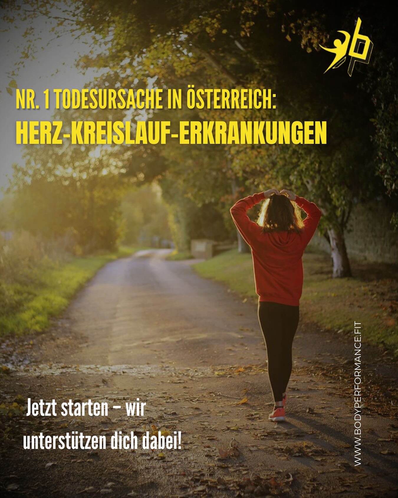 Herz-Kreislauf-Erkrankungen sind in Österreich die Nr. 1 Todesursache!
Die gute Nachricht: Mit Bewegung, gesunder Ernährung und einem aktiven Lebensstil kannst du dein Risiko deutlich senken. 💪✨
Mach dein Herz stark – jeden Tag zählt!💛
#bodyperformance #bodyperformancestudio #bodyperformanceleibnitz #xundmacher #diexundmacher