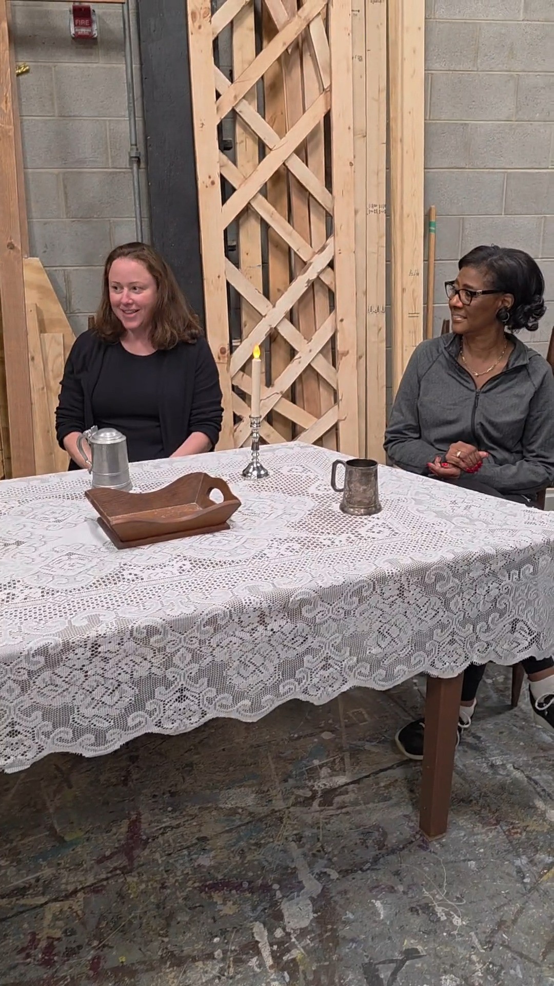 Today's interview of the Crucible cast by assistant director Megan Mostow Kaiser features two lovely ladies whose characters in the play are very different yet they both sadly become victims. Don't miss their performances as Rebecca Nurse and Tituba in The Crucible! Tickets available at the link in our bio.