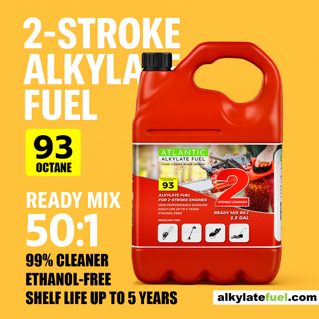 ✨ Power up your 2-stroke engines with Atlantic Alkylate Fuel! 🚀
✔️ 93 Octane
✔️ Ready Mix 50:1
✔️ 99% Cleaner 🔥
✔️ Ethanol-Free
✔️ Shelf life up to 5 YEARS
Perfect for chainsaws, trimmers, blowers & more! 🪓🌿
👉 Cleaner fuel. Stronger performance. Longer life.
🔗 alkylatefuel.com
#2Stroke #AlkylateFuel #ChainsawFuel #EthanolFree #PowerTools #CleanEnergy #FuelUp