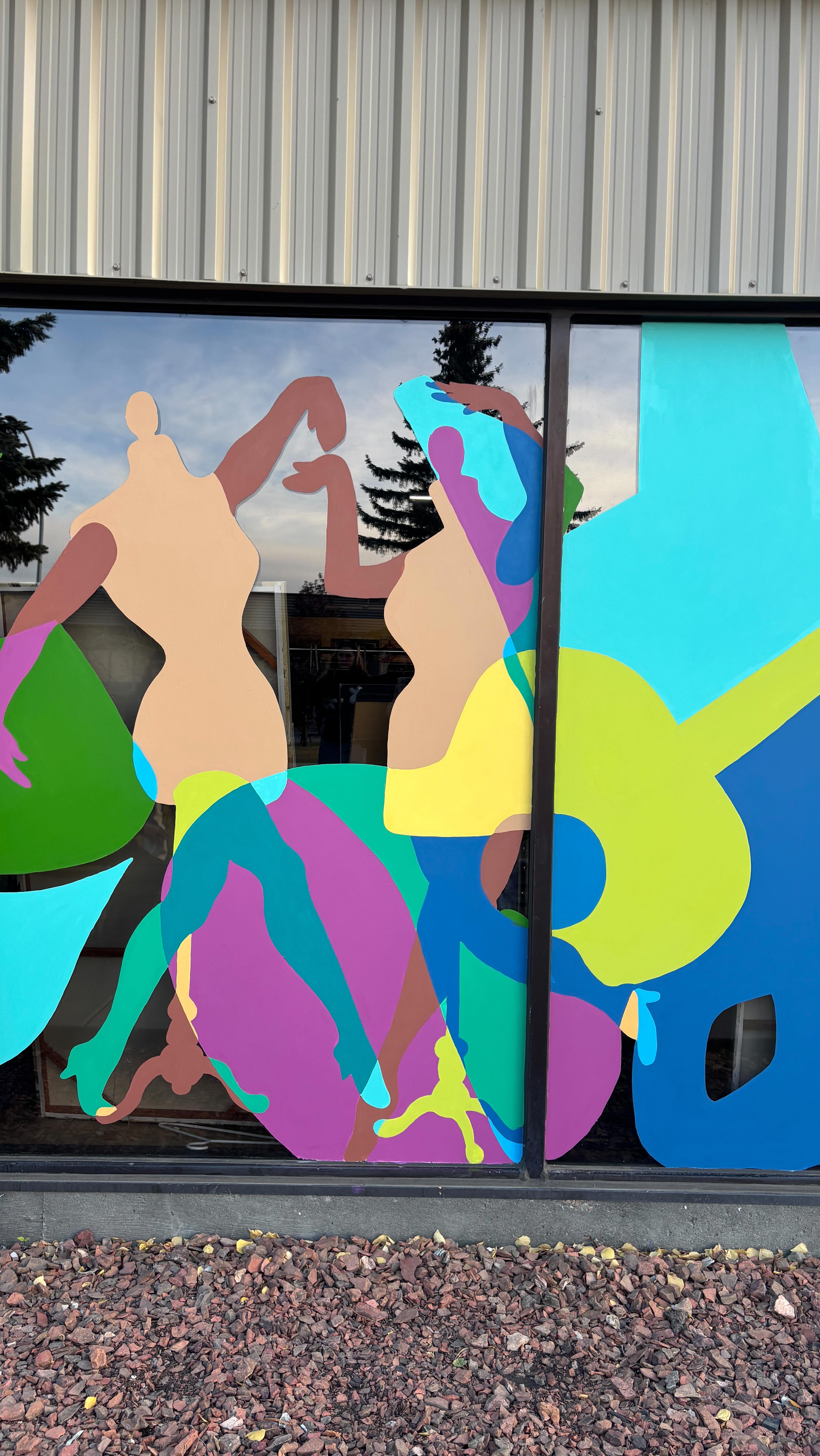 Big thanks to the @thelegacyprojectcclf for the opportunity to run this community mural workshop at the @countyclothesline
And another big thanks to all 9 volunteer artists helped bring this mural to life over the course of two weeks. You guys really slayed it. And if you can’t tell, we had fun in the process. This was a big learning experience for everyone involved, and I look forward to doing something like this again. This mural captures the vision of the County Clothes-line in their mission to build a strong community. I’ll edit together another video soon. But I just had to get the fun one out there! #Countyclothesline #thirftshop #thrifting #upcycle #communitymural #mural #muralist #sherwoodpark #sherwoodparklocal #yegart #yegartist