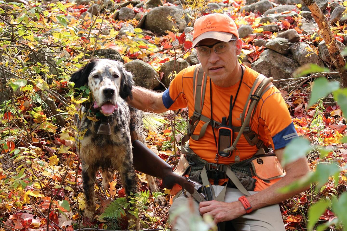 Willow is our 11 year young girl. In earlier years she was the most athletic setter I’ve been owned by, and my best mountain biking partner. What she has lost in speed and stamina she makes up for in experience and smarts. The first time I held her at 8 weeks old, when I put her down she hit the ground running and that’s how it’s always been with her. Our elder dog, she is still the most playful around the house, always the joker. But in the field she gets down to business. When she was 5 she had some serious injuries and for a time we thought she would not hunt again. Thanks to some amazing veterinary specialists and Willow’s strong will, she bounced back and is still going strong into her 11th season. We’ve made countless great memories together in all those years. #englishsetter #ruffedgrousehunting