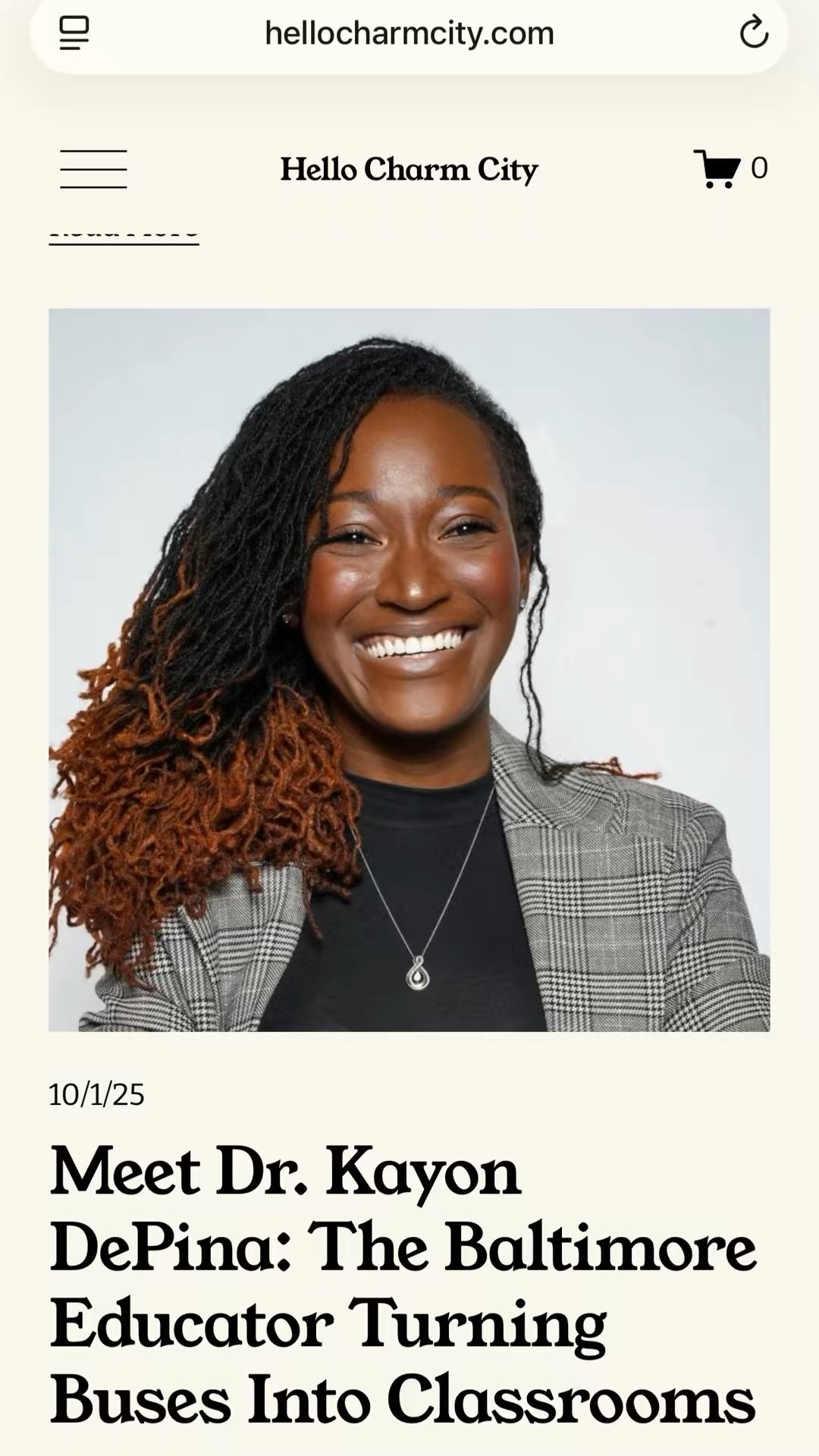I’m beyond honored to be featured in Hello Charm City 🖤✨ Sharing the vision behind The Scholar Experience™, a mobile classroom turning buses into hubs of learning and family empowerment. 🚍📚
This work is bigger than me. It’s about building bridges for children and their families to thrive together. Thank you @hellocharmcity for highlighting our journey and the transformative power of two generational learning. 🙏🏾
Tap the link in my bio to read the full feature and be sure to subscribe to Hello Charm City to support more powerful Baltimore stories. 📰❤️
If you would like to learn more or support my innovative please check out my website linked in my bio
#TheScholarExperience #TwoGenerationalApproach #baltimore #charmcity #FamilyEngagement #blackparenting #fyp #explorepage