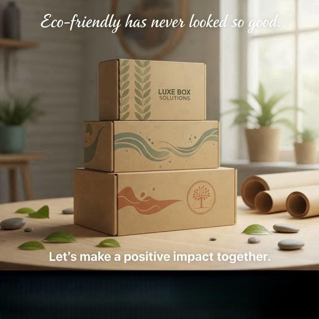Eco-chic meets timeless design—our custom paper boxes bring luxury packaging to life with sustainable style. Elevate your unboxing moment.#SustainablePackaging #EcoFriendly #GreenBusiness #PaperBoxes