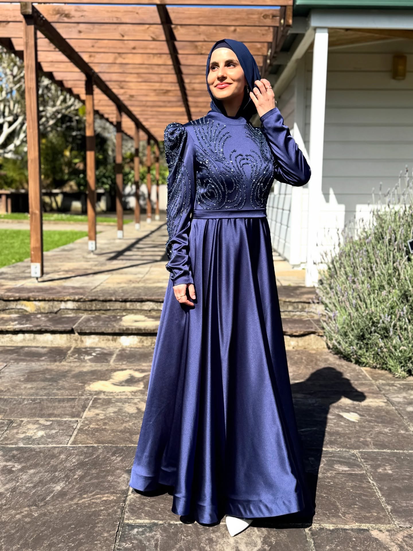 The Maryam Gown | Regal. Modest. Unforgettable.
#modestfashion #hijabstyle #hijabfashion #ModestWear #ModestChic #hijabinspo #EveningGown #ModestGown #FormalWear #LuxuryDress #EngagementDress #WeddingGuestDress #ModestEveningWear #hijabista #muslimahfashion