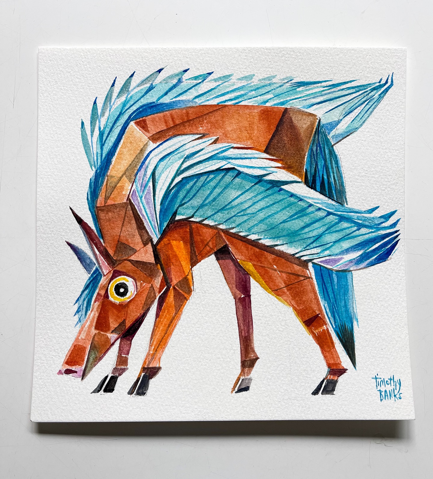 Celestial Steed 8x8” watercolor now available @ugallery
🐴🪽
#watercolor #pegasus #horse #painting #art #timothybanksstudio #horsepainting #mythological #mythologicalcreatures