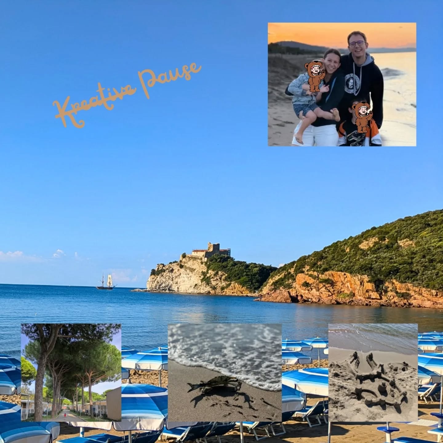 Familienurlaub in der Toscana 😎 Nach einem ereignisreichen Jahr seit der Veröffentlichung des finalen Bands meiner Romanreihe um Marcus von Arbona war es an der Zeit für eine Pause (nicht zu verwechseln mit einer kreativen Pause 😉). Eine Woche ohne Schreiben und mit am Strand beschäftigten Kindern bedeutet auch, dass ich zum ersten Mal seit Jahren wieder einmal ein richtiges Buch lesen kann 🤗
Als nächstes steht die Veröffentlichung meines ersten Fantasyromans im kommenden Frühling an, während zwei weitere fertige Romane ebenfalls ungeduldig auf eine Zukunft zwischen zwei Buchdeckeln mit ISBN warten 😉
Es bleibt spannend und ich freue mich auf alles, was noch kommt.