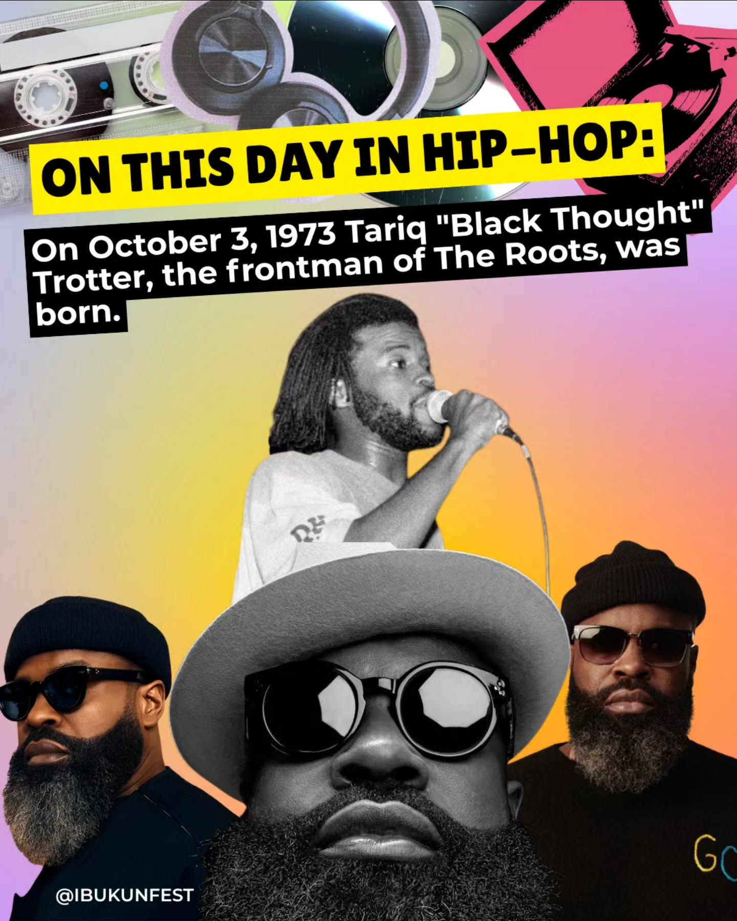 Happy Birthday, @blackthought 👑 What can we say about a man who has been so instrumental and influential in this industry? 🗣THANK YOU! We appreciate you and hope you have an amazing day 🎉