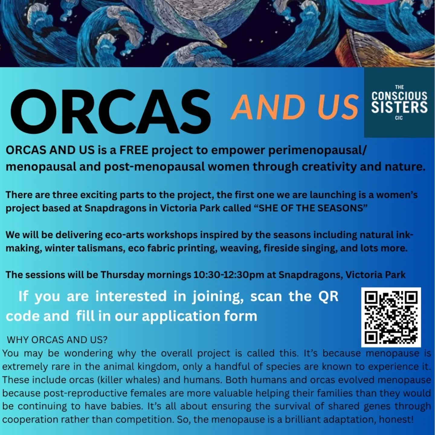 Very excited that the @theconscioussisters will soon be running this weekly from our venue. It sounds fantastic!!