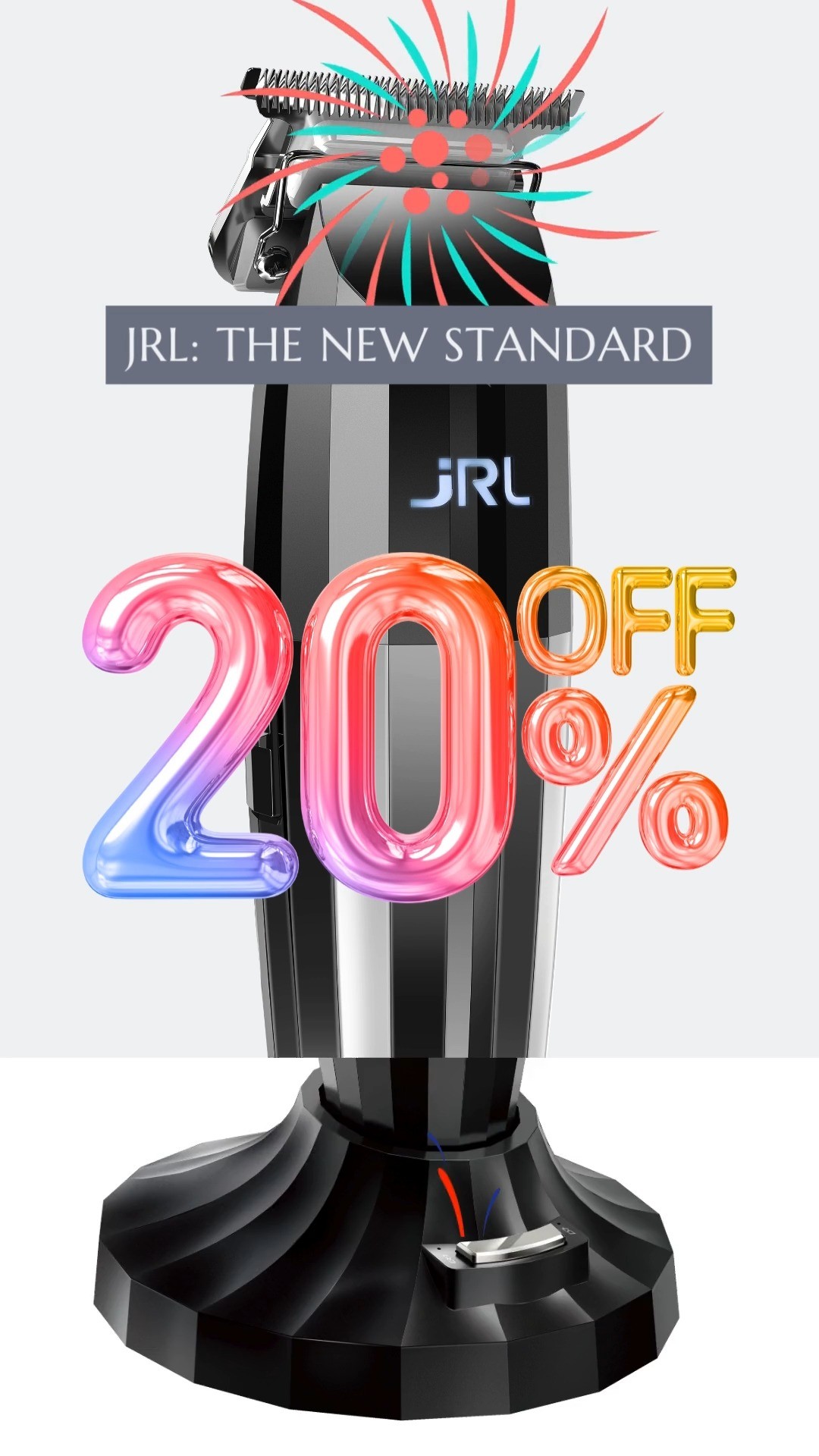 Speical Offer on JRL Clippers and Trimmers- 20% Off!
#barberbrandsnewzealand #nzbarber #haircarenz #nzhairsalon #hamiltonbarbershop #queenstownbarbers #wellingtonbarbers #chchbarber #nzbarbershop #aucklandbarbers #nzbarbers #aucklandbarber #wellingtonbarber #barbernz #hamiltonbarbers #hamiltonbarber #newzealandbarber