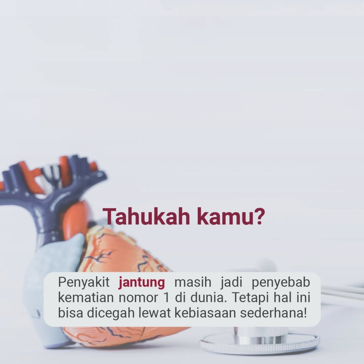 ❤️ “Satu langkah kecil hari ini, sejuta manfaat untuk jantungmu di masa depan.”
#JantungSehat #HealthySteps